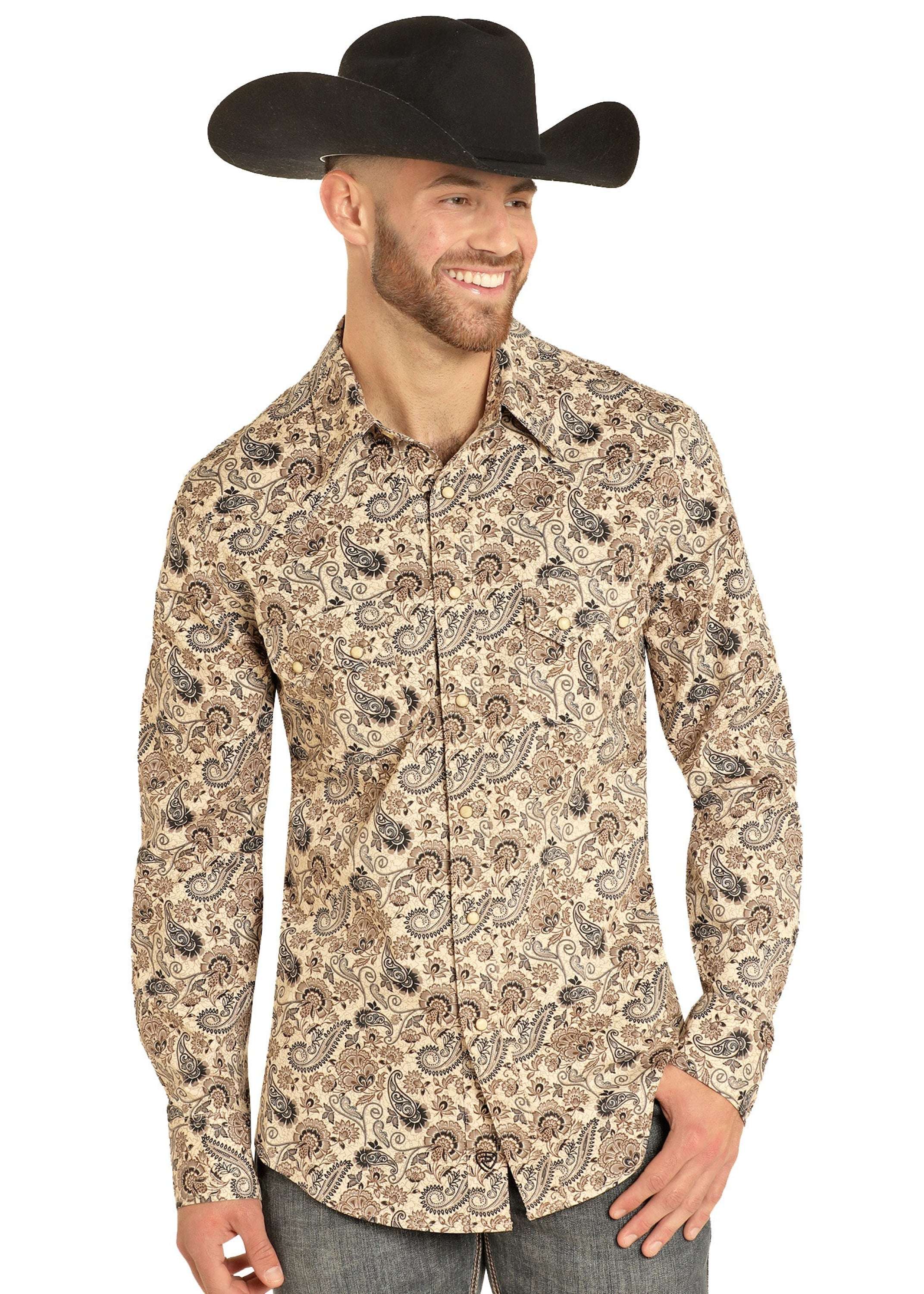ROCK&ROLL DENIM LONG SLEEVE SHIRT BMN2S04729 ROPA HOMBRES