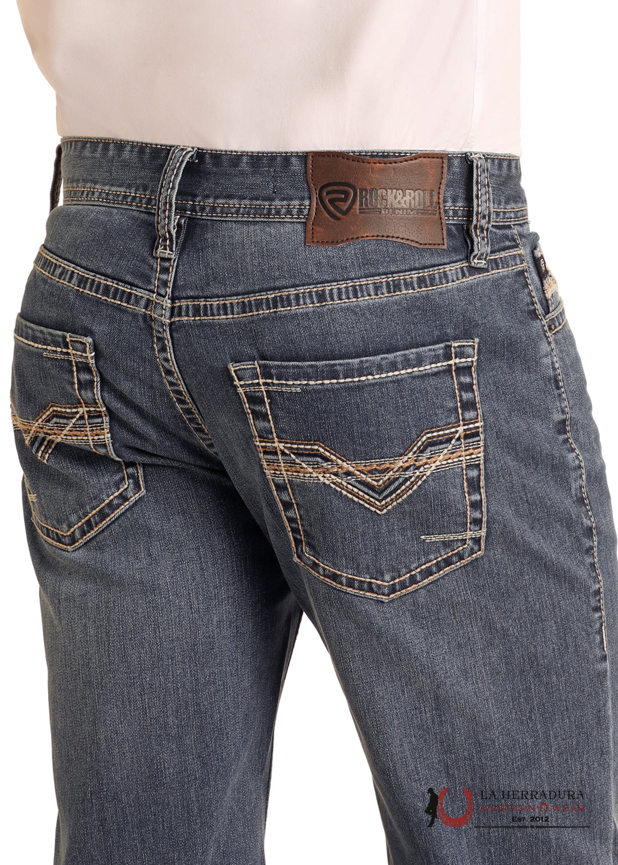 ROCK&ROLL DOYBLE BARREL BOOTCUT RELAXED BOOTCUT MEDIUM VINTAGE - BM0DD06122 ROPA HOMBRES