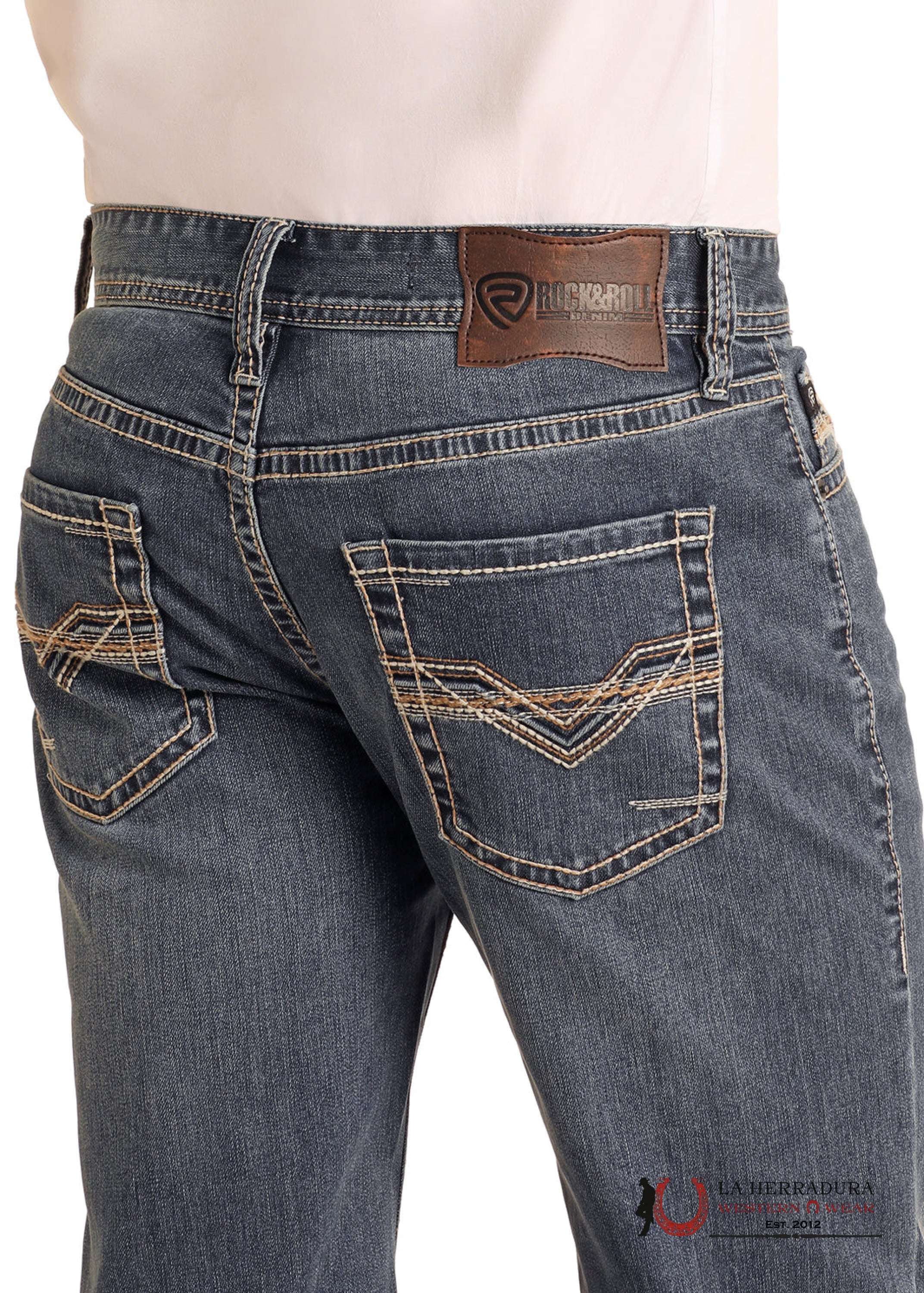 ROCK&ROLL DOYBLE BARREL BOOTCUT RELAXED BOOTCUT MEDIUM VINTAGE - BM0DD06122 ROPA HOMBRES