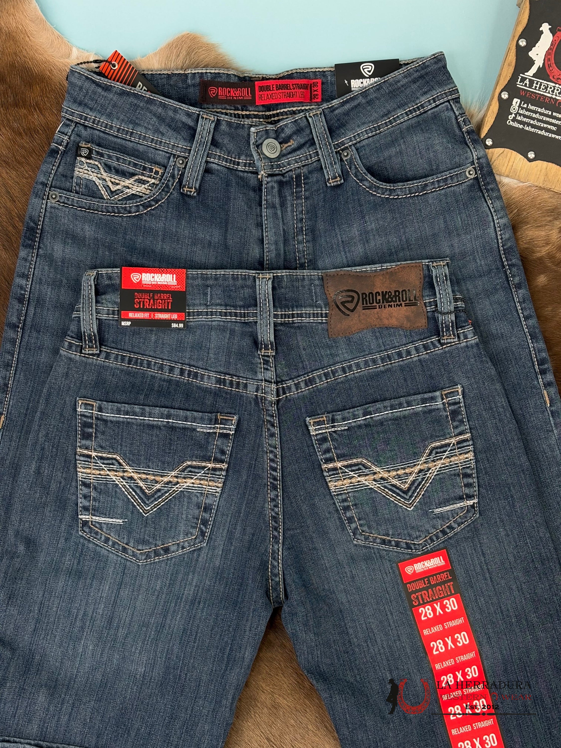 Rock&Roll Double Barrel Straight Relaxed Fit Ropa Hombres