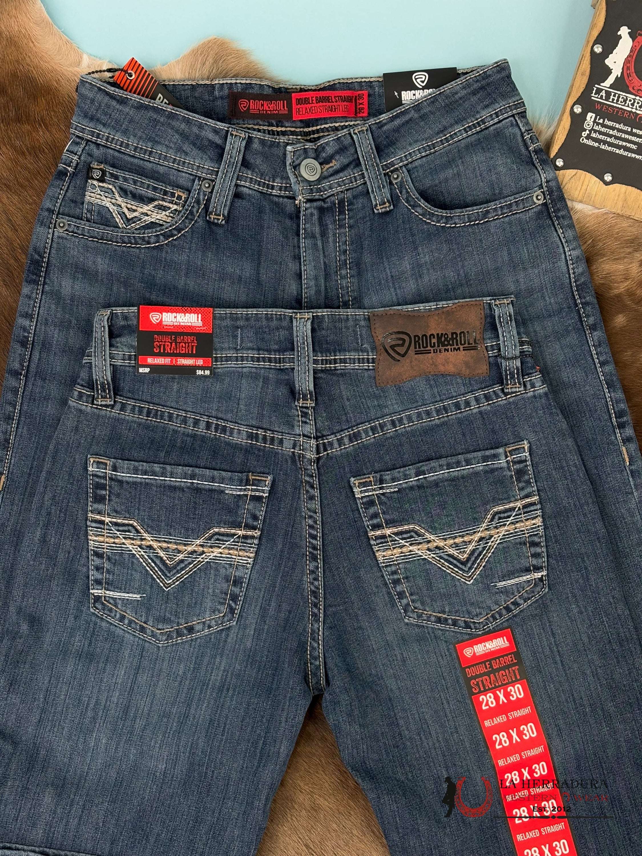 Rock&Roll Double Barrel Straight Relaxed Fit Ropa Hombres