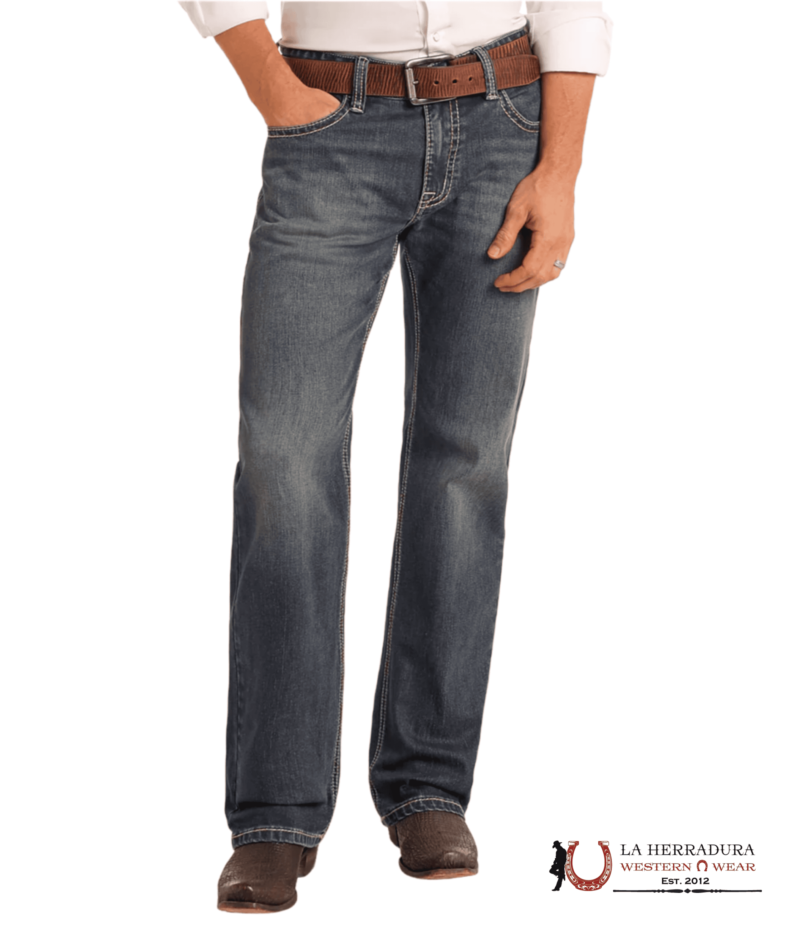 Rock&Roll Double Barrel Straight Relaxed Fit Ropa Hombres
