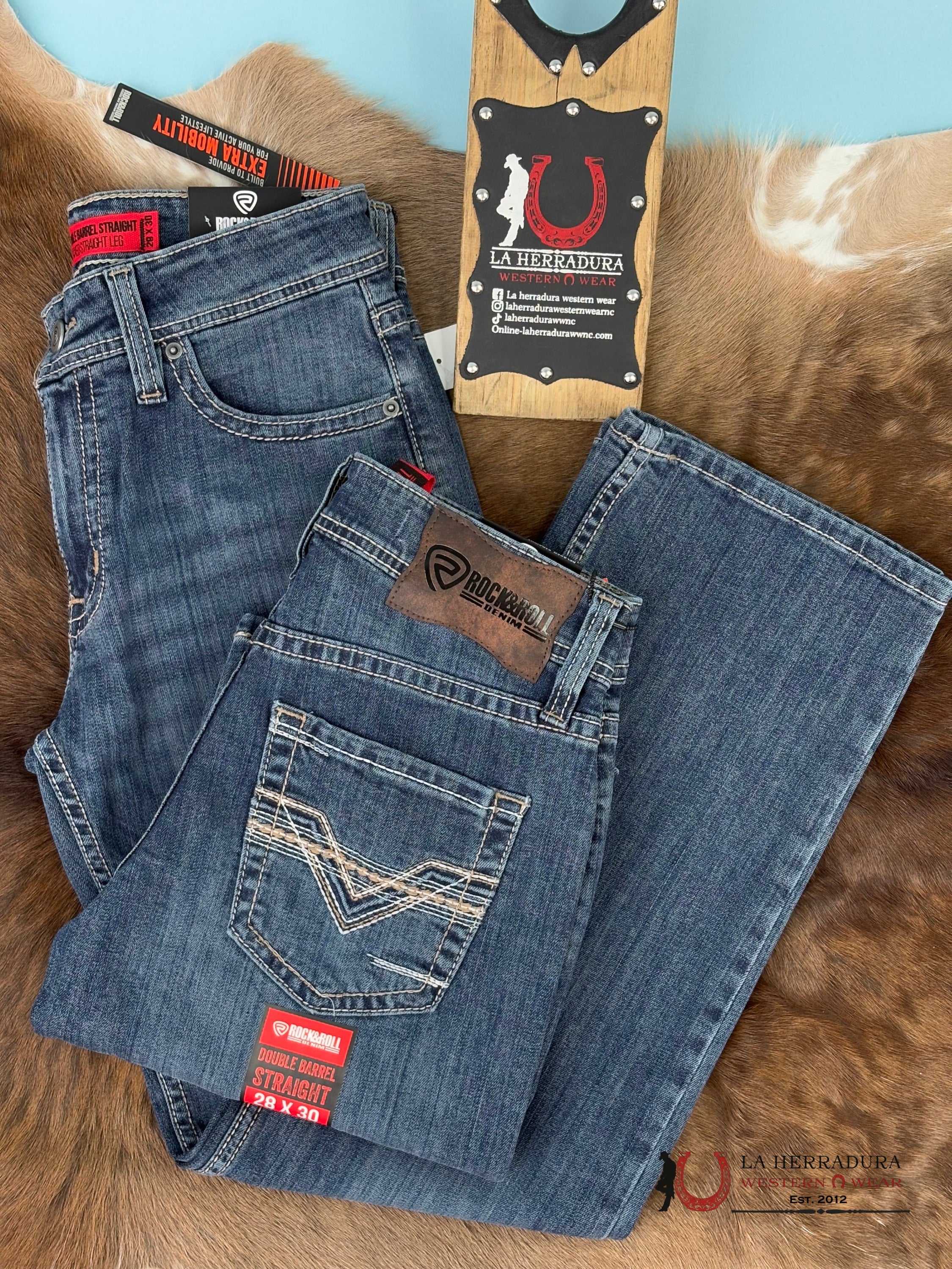 Rock&Roll Double Barrel Straight Relaxed Fit Ropa Hombres