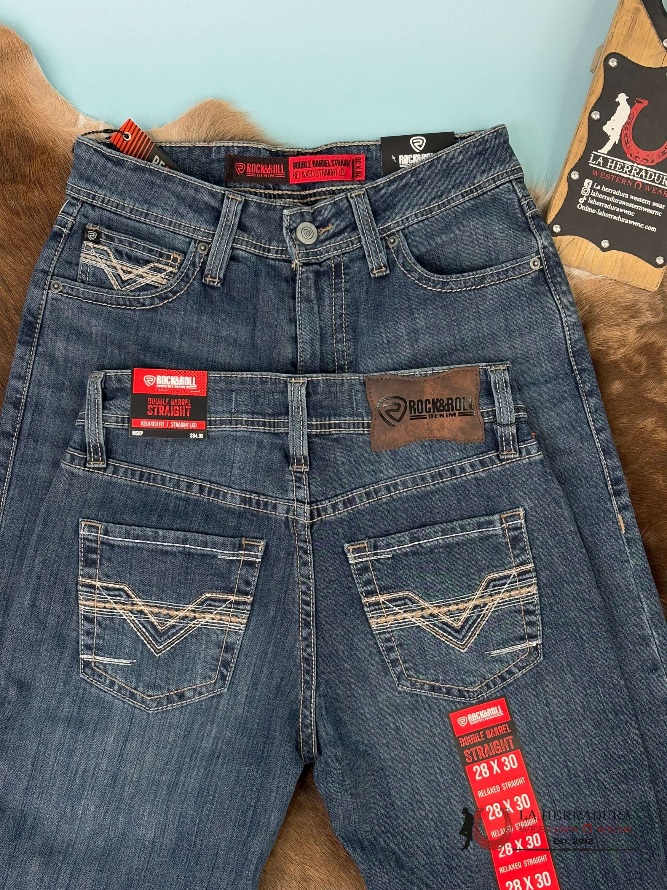 Rock&Roll Double Barrel Straight Relaxed Fit Ropa Hombres