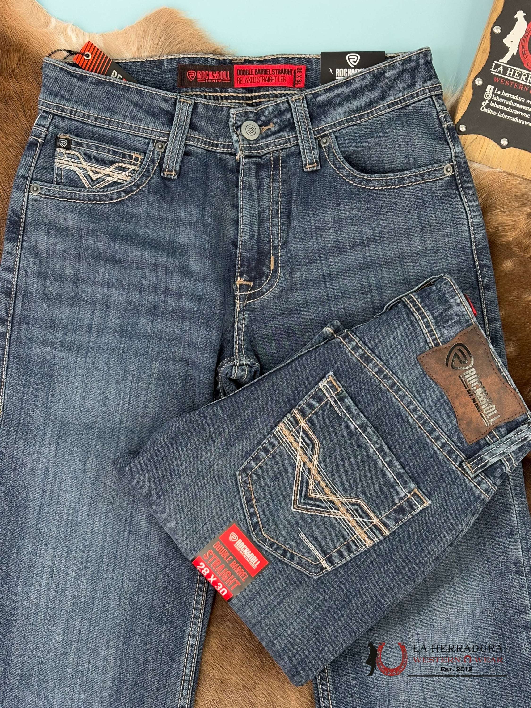 Rock&Roll Double Barrel Straight Relaxed Fit Ropa Hombres