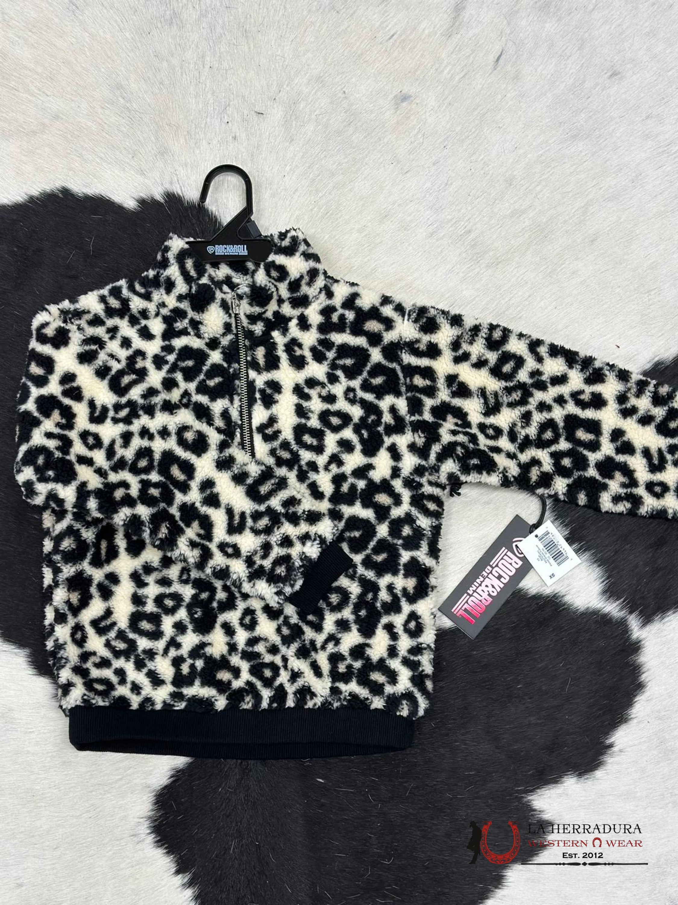 Rock & Roll Girls Cheetah Print Pullover Niños