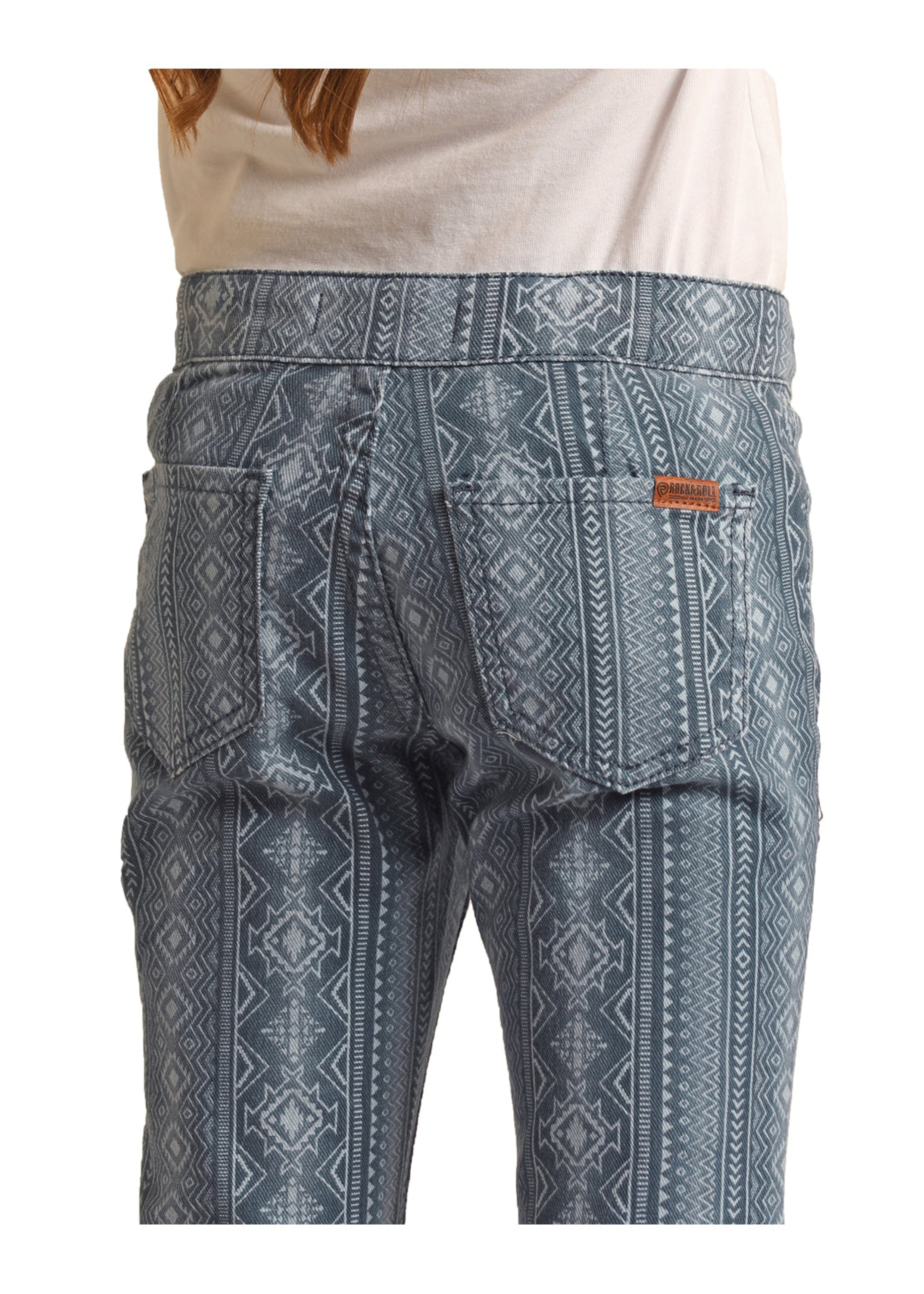 ROCK&ROLL GIRLS SKY BLUE ARIZONA BLUE AZTEC BELL BOTTON RRGD7PR0RV NIÑOS