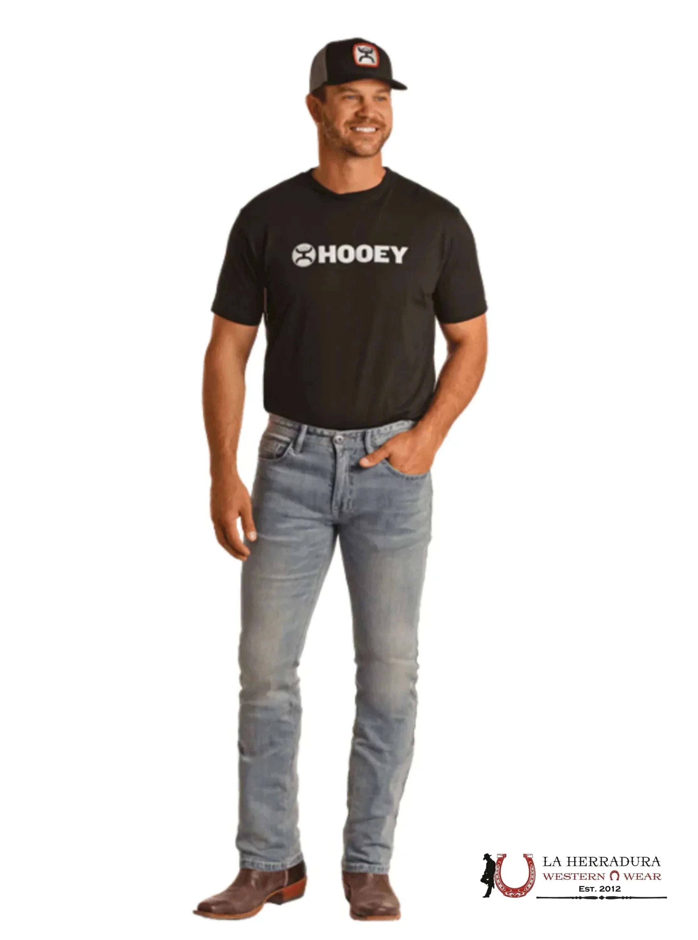 ROCK & ROLL HOOEY REVOLVER STRAIGHT SLIM FIT / STRAIGHT LEG LIGHT VINTAGE HYMD1RR1CK ROPA HOMBRES