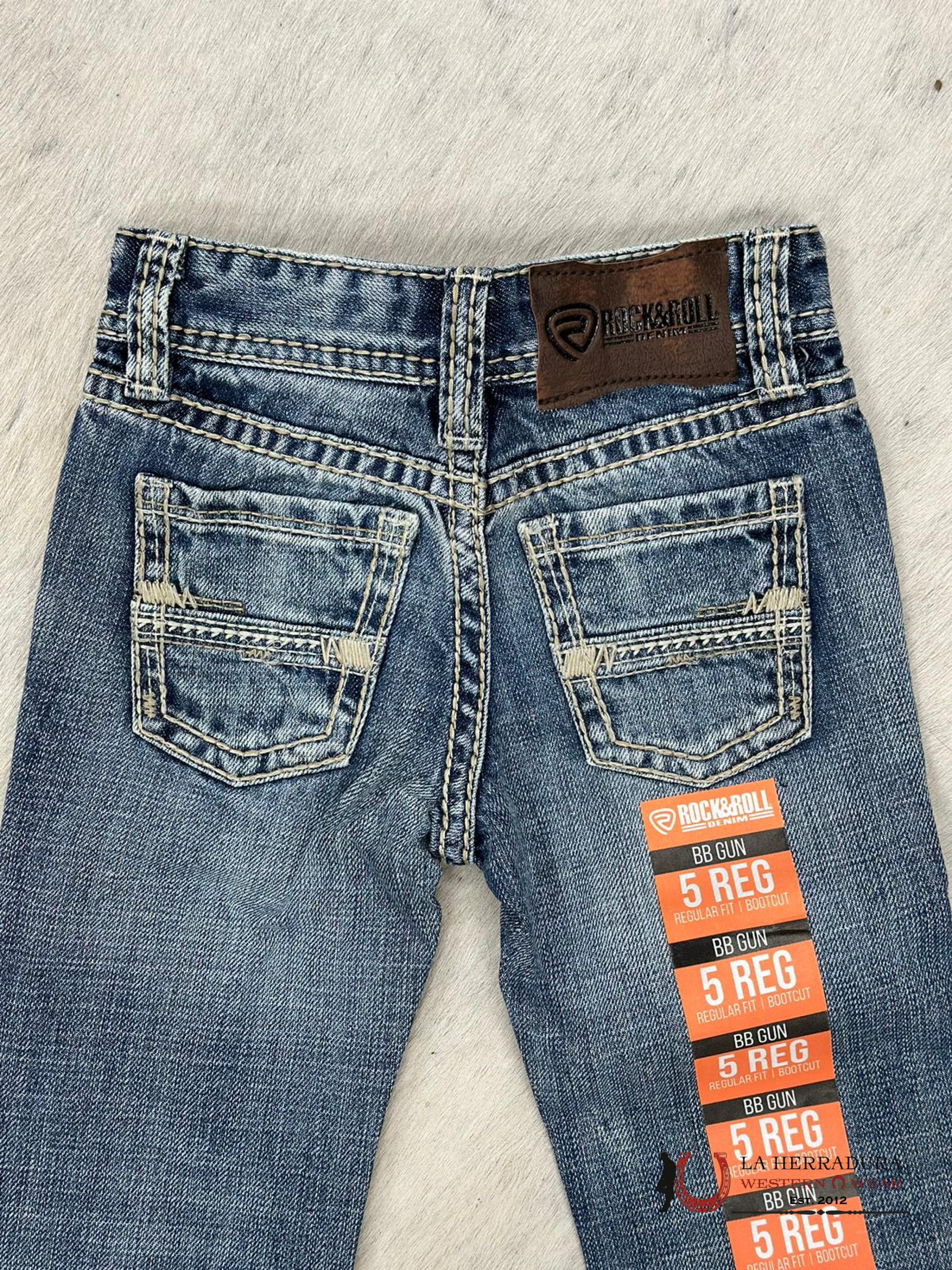Rock&Roll Jeans Kids Bb Gun Regular Fit/ Bootcut Niños