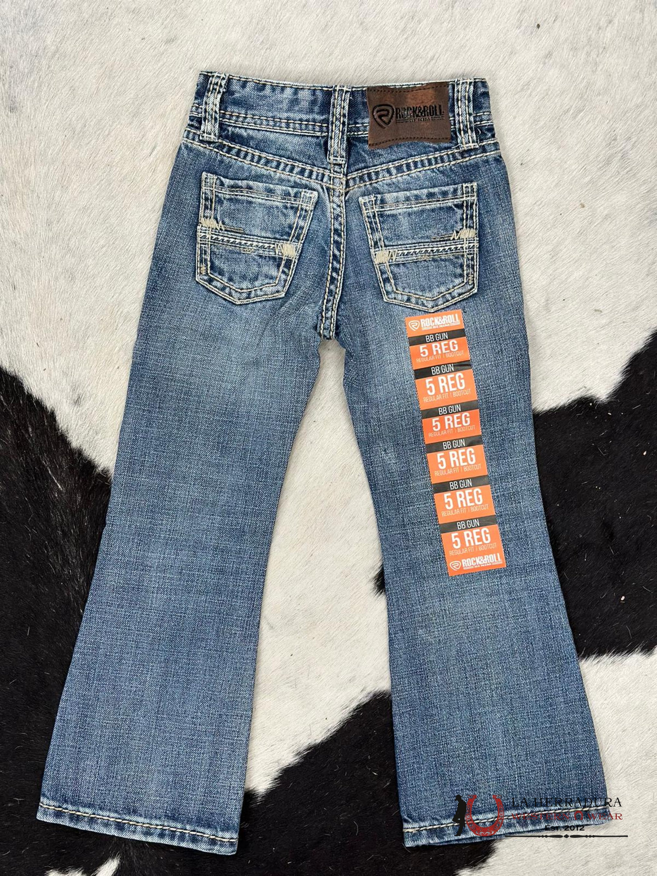 Rock&Roll Jeans Kids Bb Gun Regular Fit/ Bootcut Niños