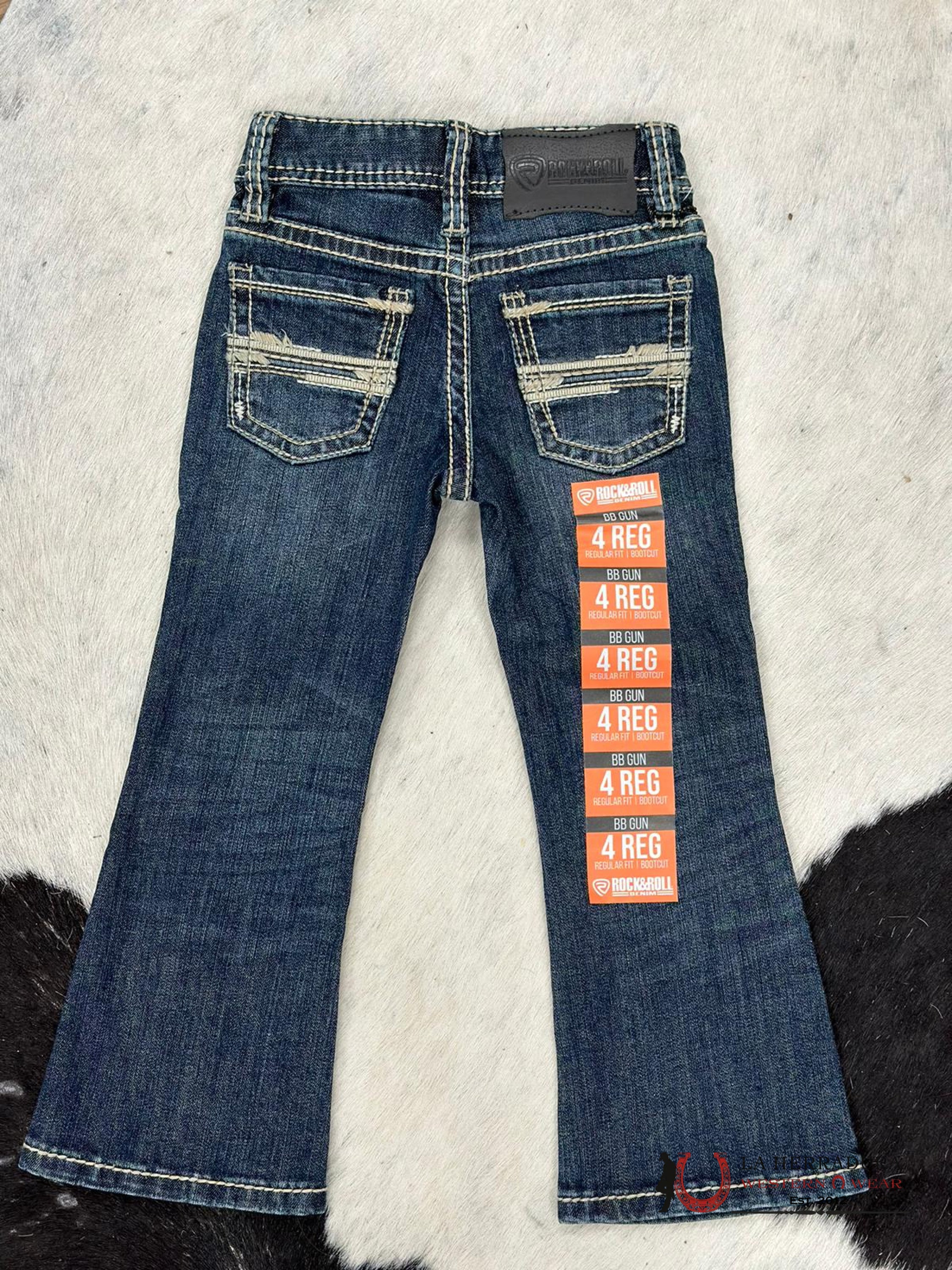 Rock&Roll Jeans Kids Bb Gun Regular Fit/Bootcut Niños