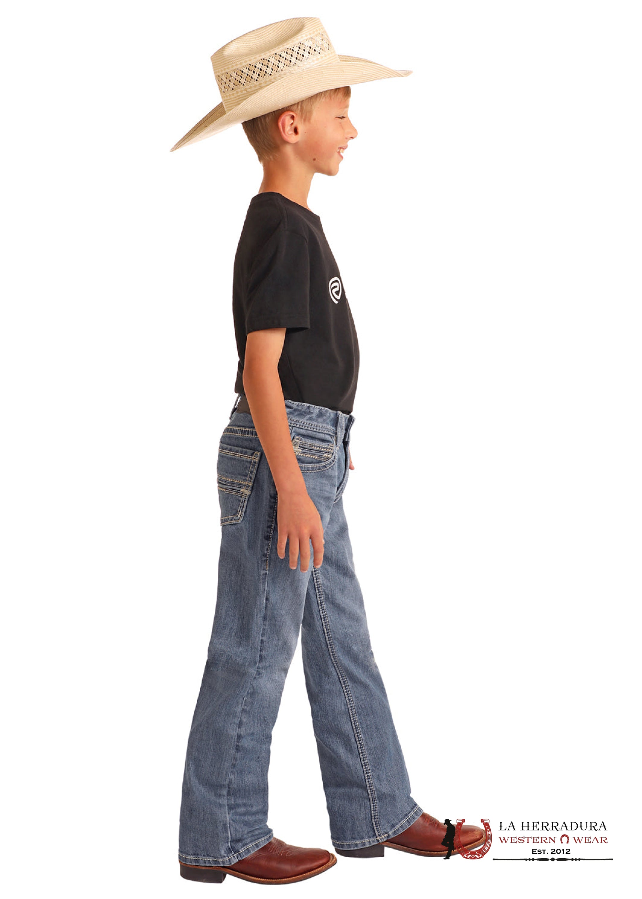 ROCK&ROLL JEANS KIDS MEDIUM VINTAGE TWO TONE REGULAR FIT/BOOTCUT BB0BD06220 NIÑOS