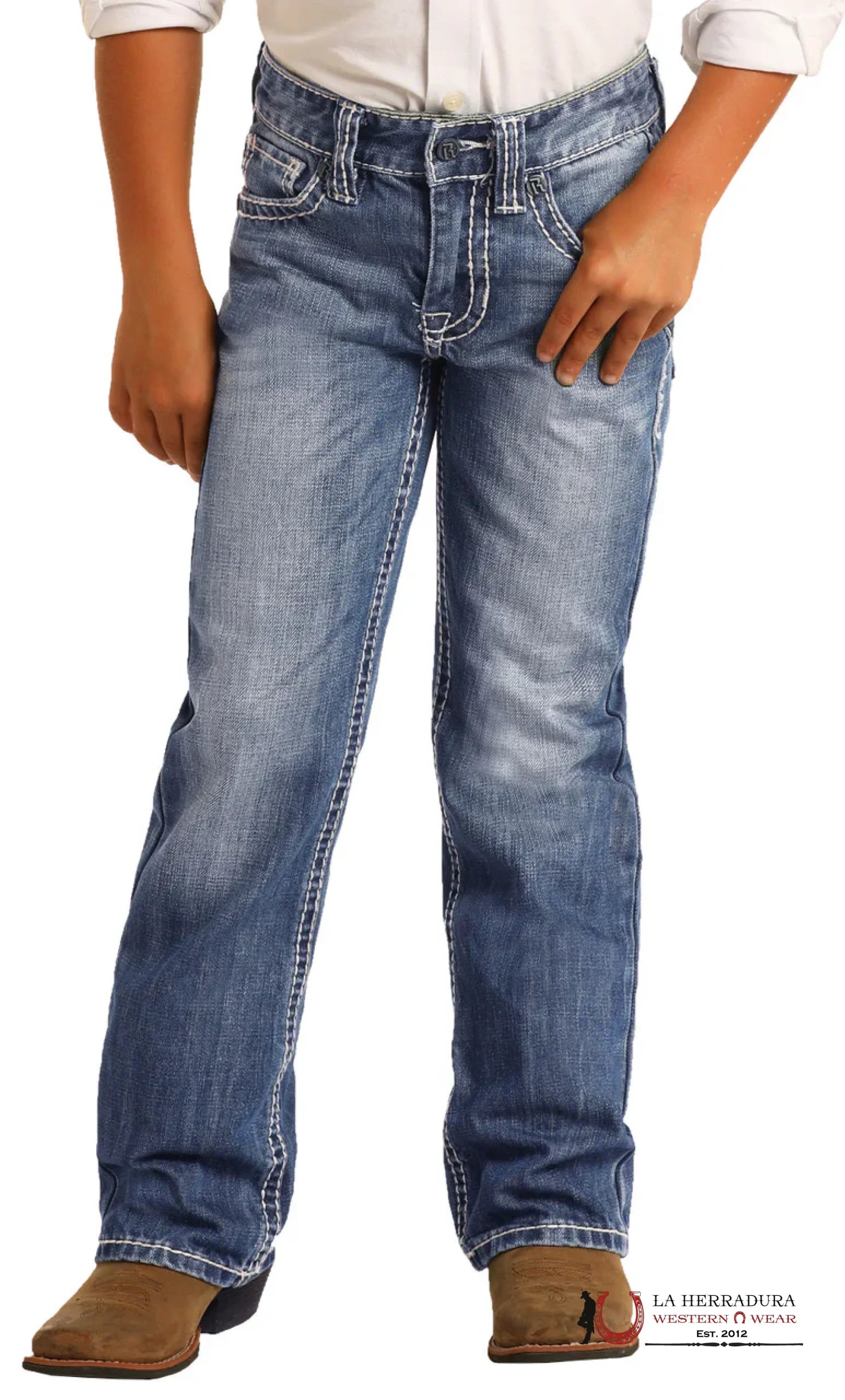 ROCK&ROLL JEANS KIDS ROYAL BB GUN REGULAR FIT/BOOTCUT BB_9575 NIÑOS