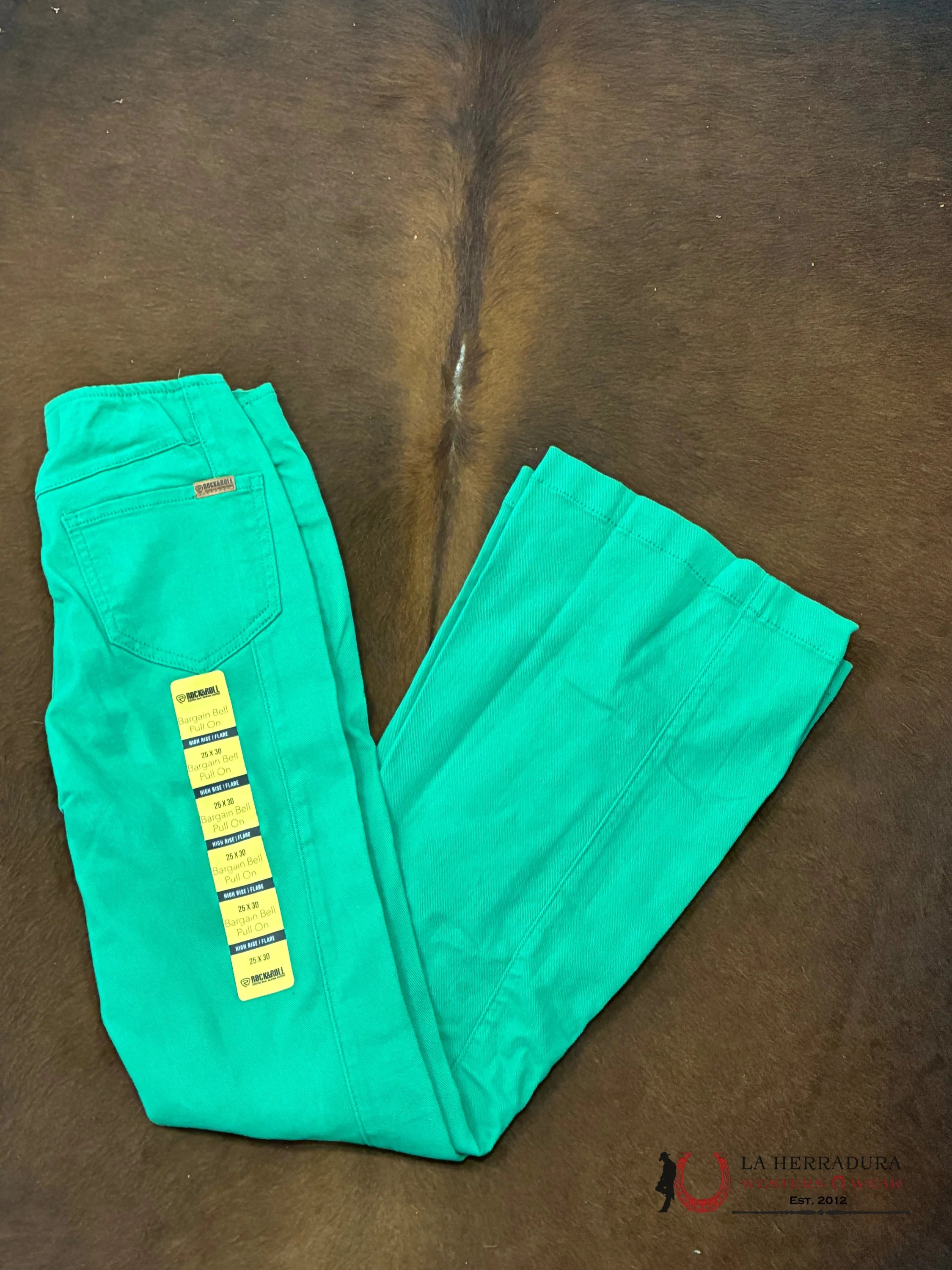 ROCK & ROLL KELLY GREEN BUTTON FLATE RRWD6PRZUC ROPA MUJERES