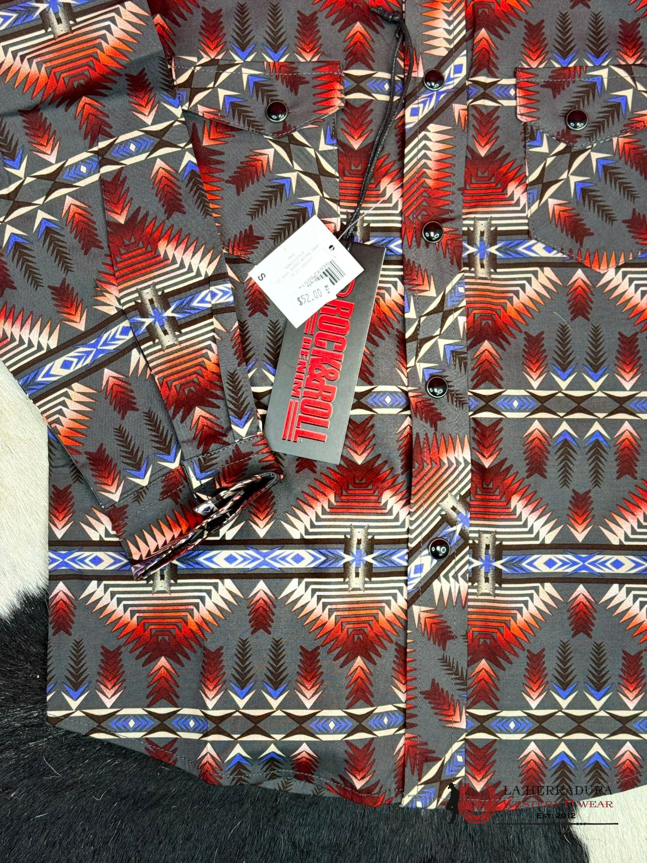 Rock&Roll Kids Aztec Woven Snap Niños