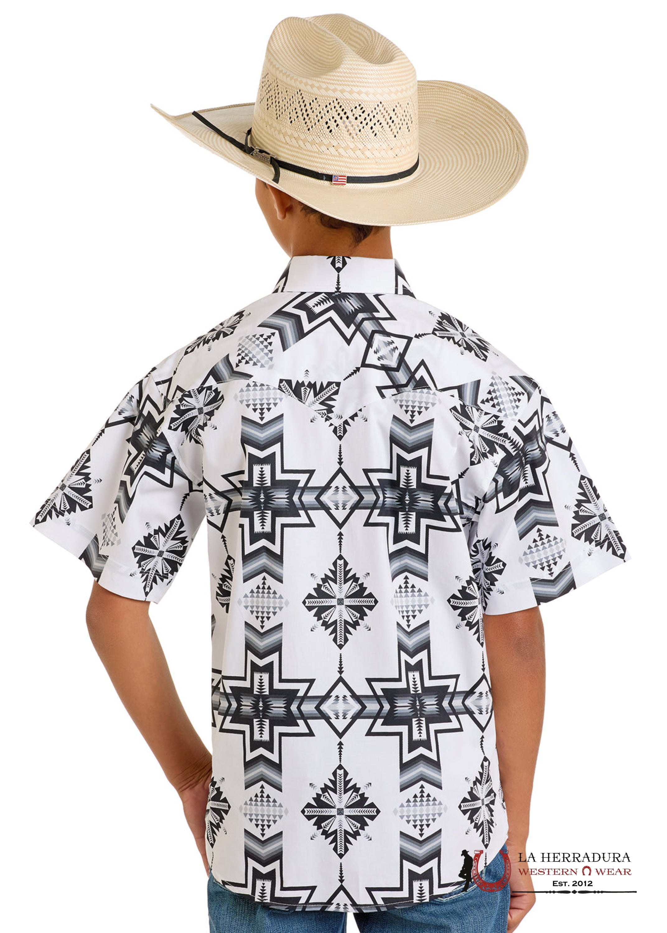 Rock&roll bright turquoise short Sleeve Shirt Boys - BBN3S06477 NIÑOS