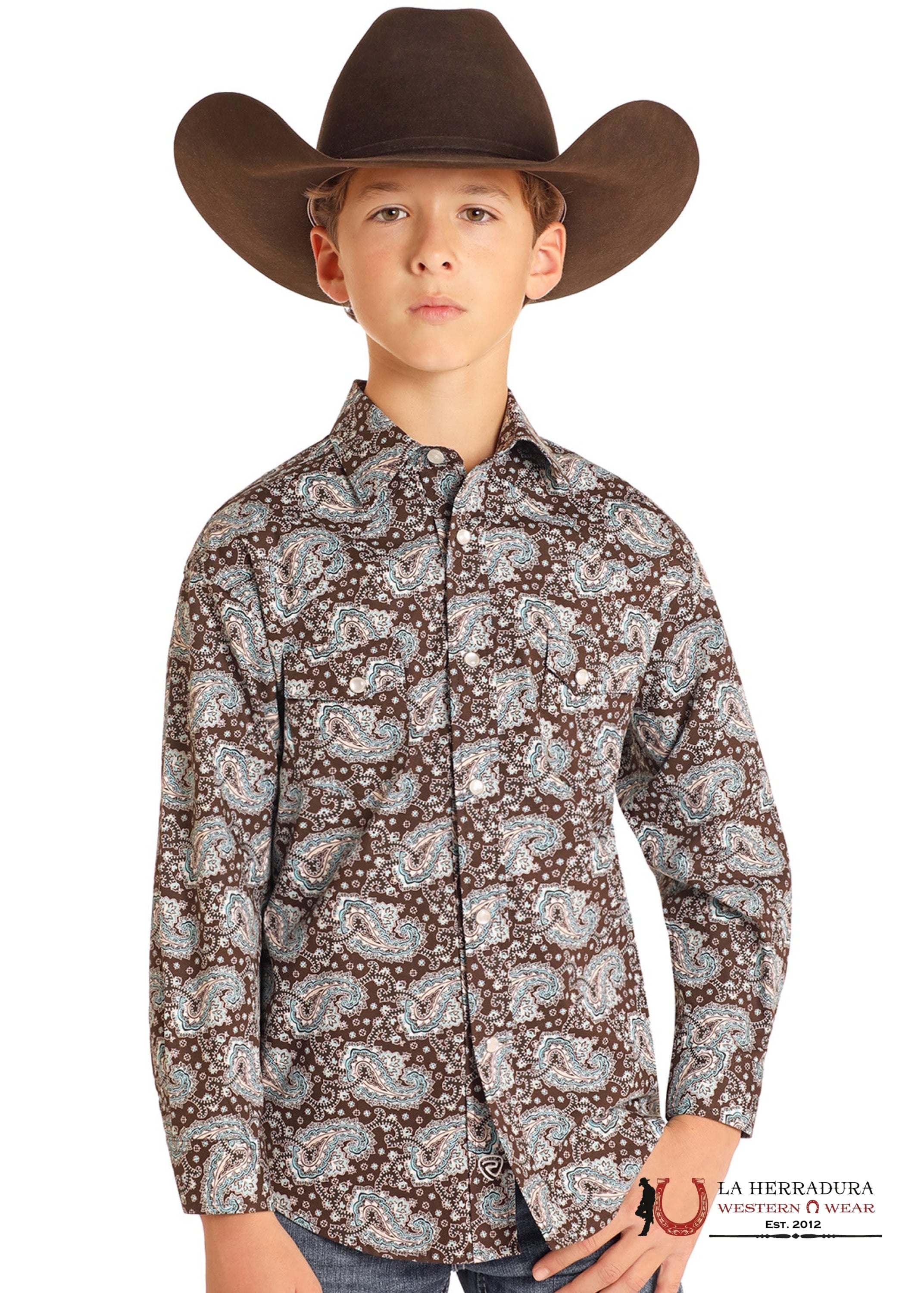 ROCK&ROLL KIDS -BOYS DARK BROWN RR WOVEN BBN2S04723 NIÑOS