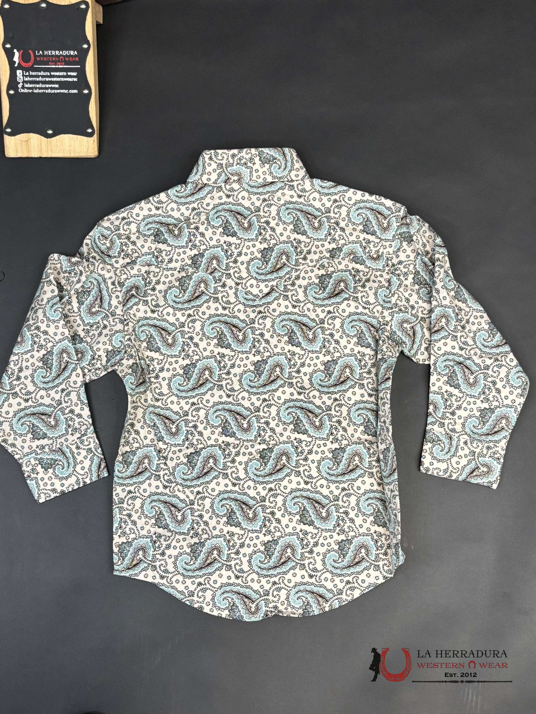 Rock&Roll Boys Natural Rr Woven Long Sleeve Niños