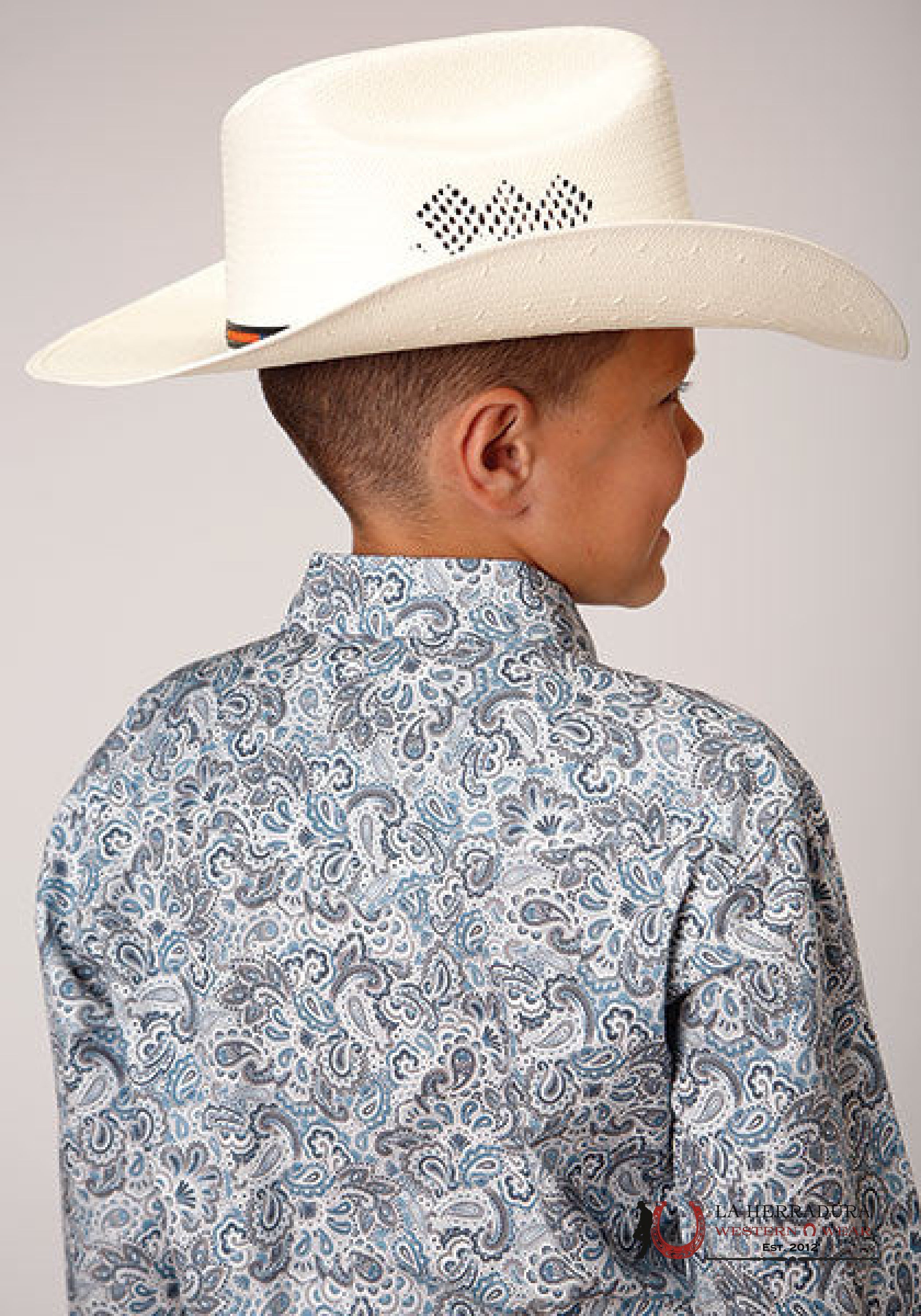 Rock&Roll Boys Natural Rr Woven Long Sleeve Niños