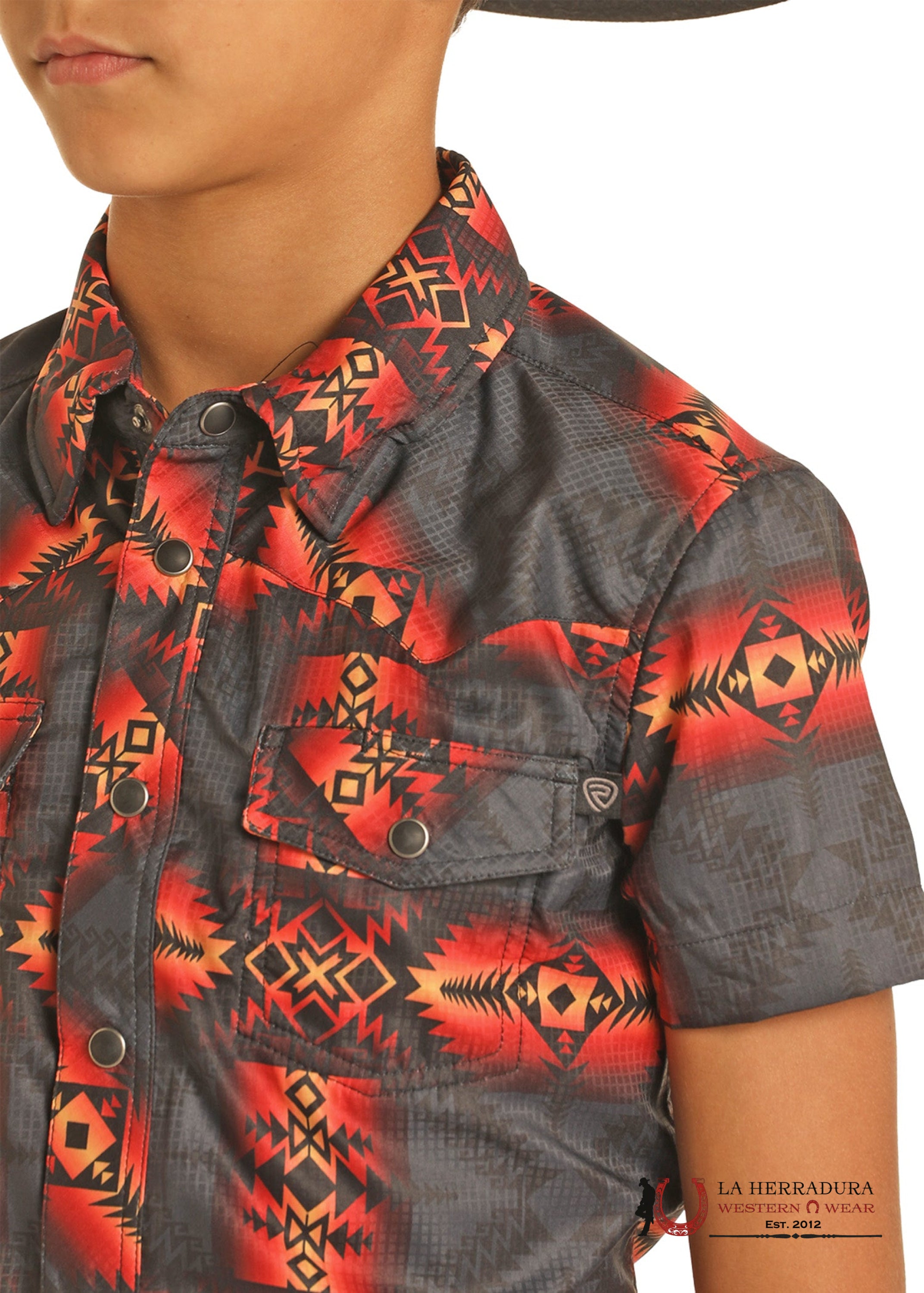 ROCK&ROLL KIDS -BOYS ORANGE RR TEK SS BBN3S04803 NIÑOS