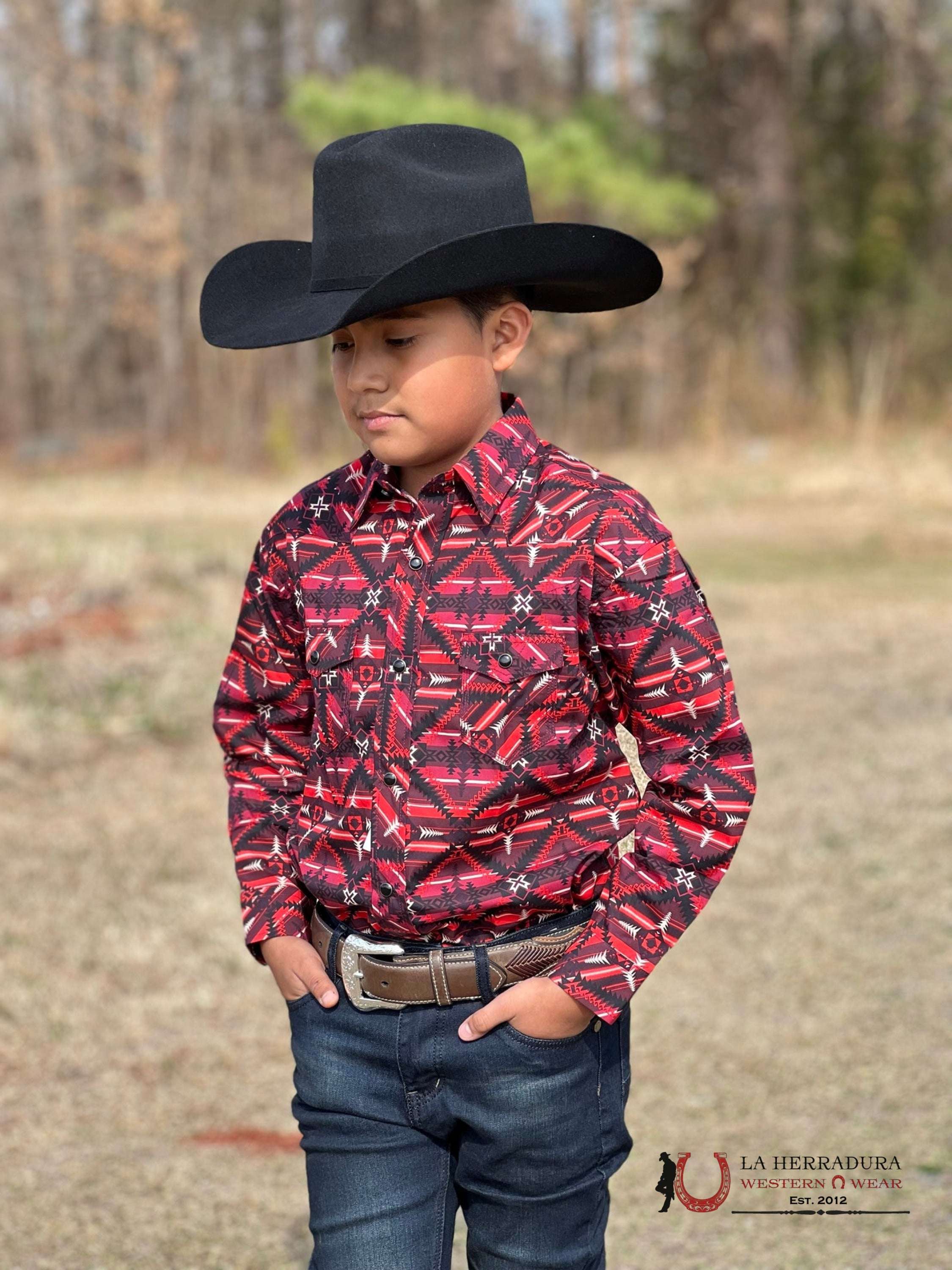 Shirts For Kisd Rock&Roll Red Niños