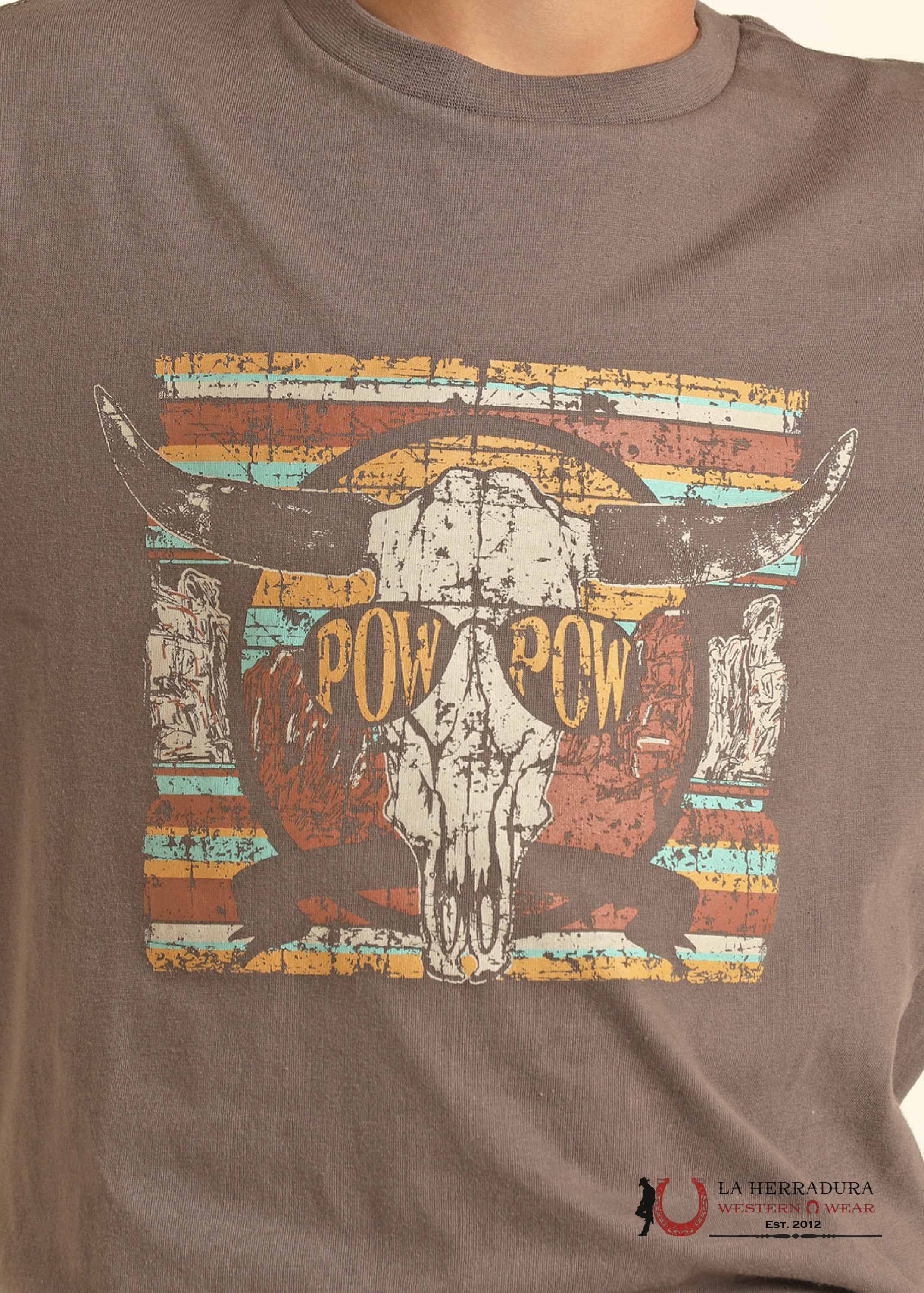 ROCK&ROLL KIDS -BOYS SS CHARCOAL DALE GRAPHIC TEE RRBT21R12N NIÑOS