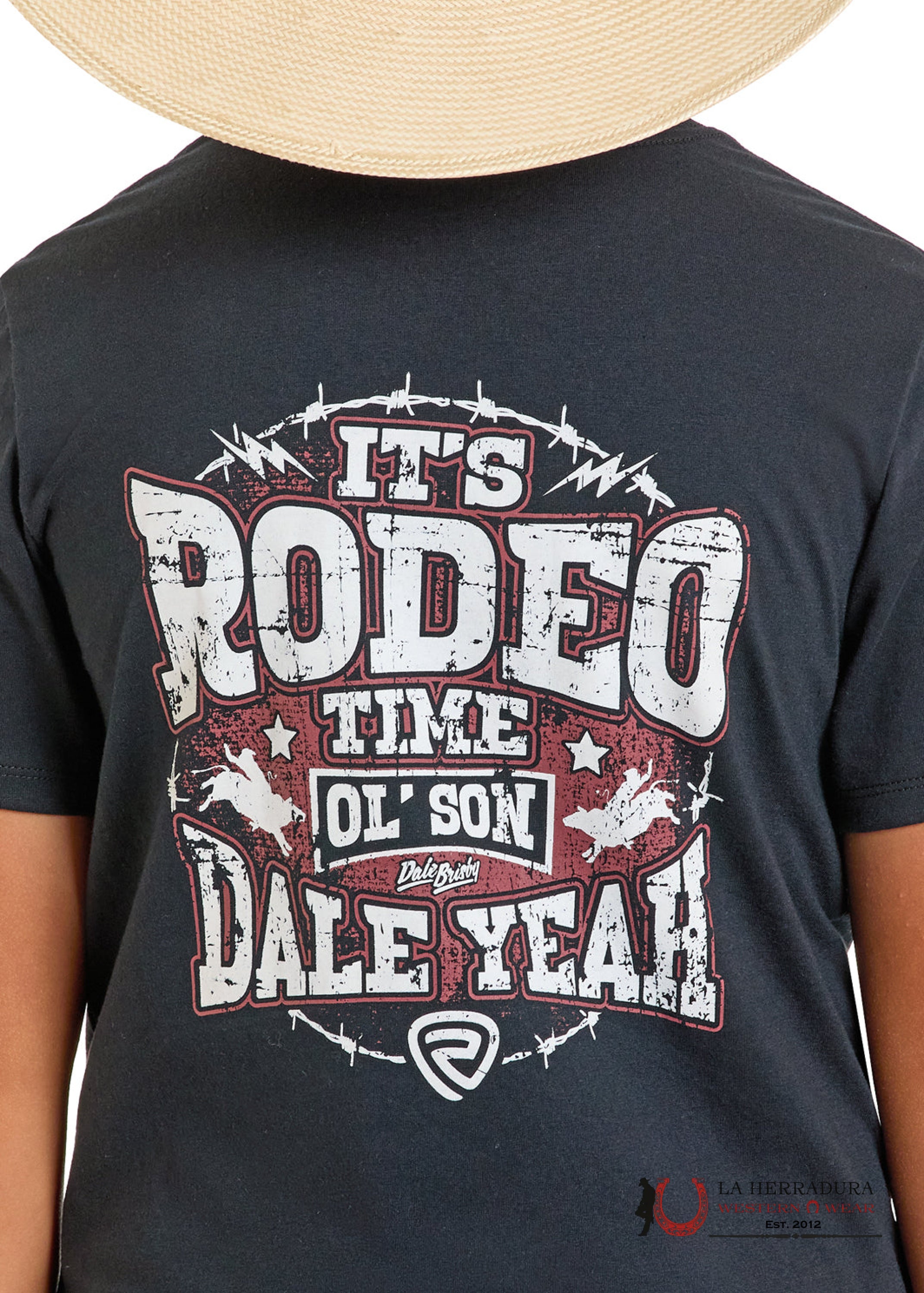 ROCK&ROLL KIDS TSHIRT -BOYS BLACK DALE OL’ SON GRAPHIC SS BB21T06793 NIÑOS