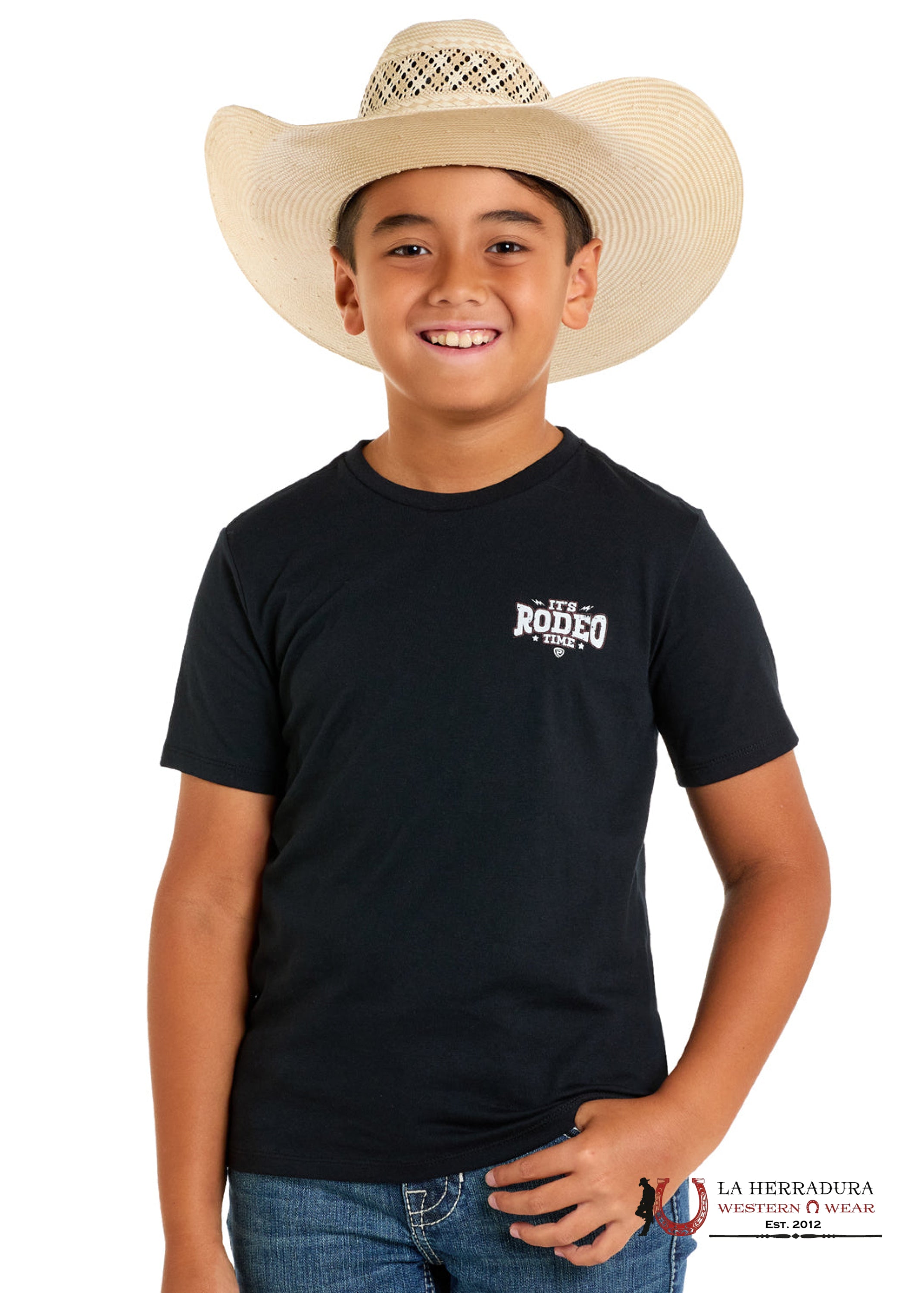 ROCK&ROLL KIDS TSHIRT -BOYS BLACK DALE OL’ SON GRAPHIC SS BB21T06793 NIÑOS