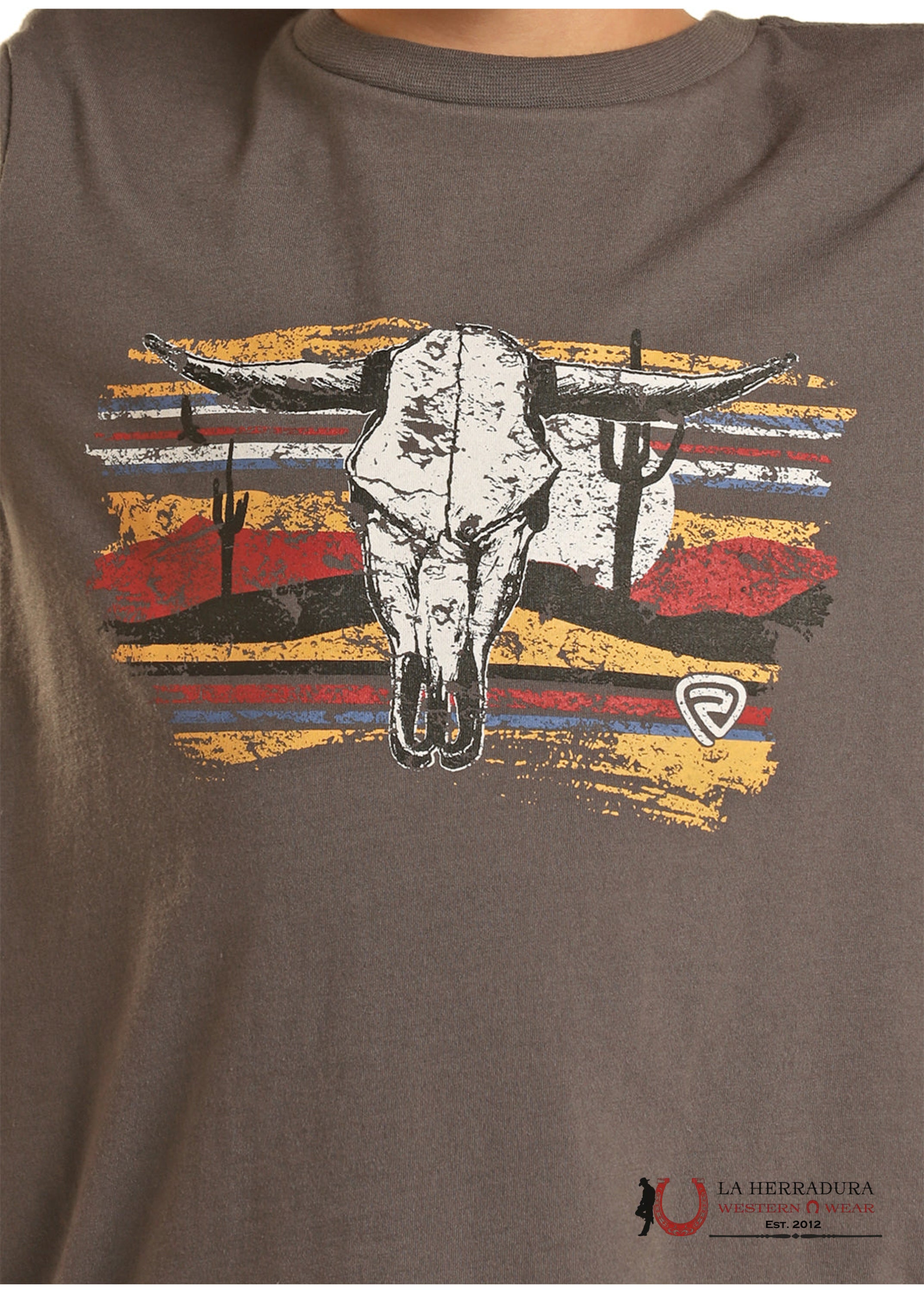 ROCK&ROLL KIDS TSHIRT -BOYS CHARCOAL RR GHAPHIC TEE SS BB21T02425 NIÑOS