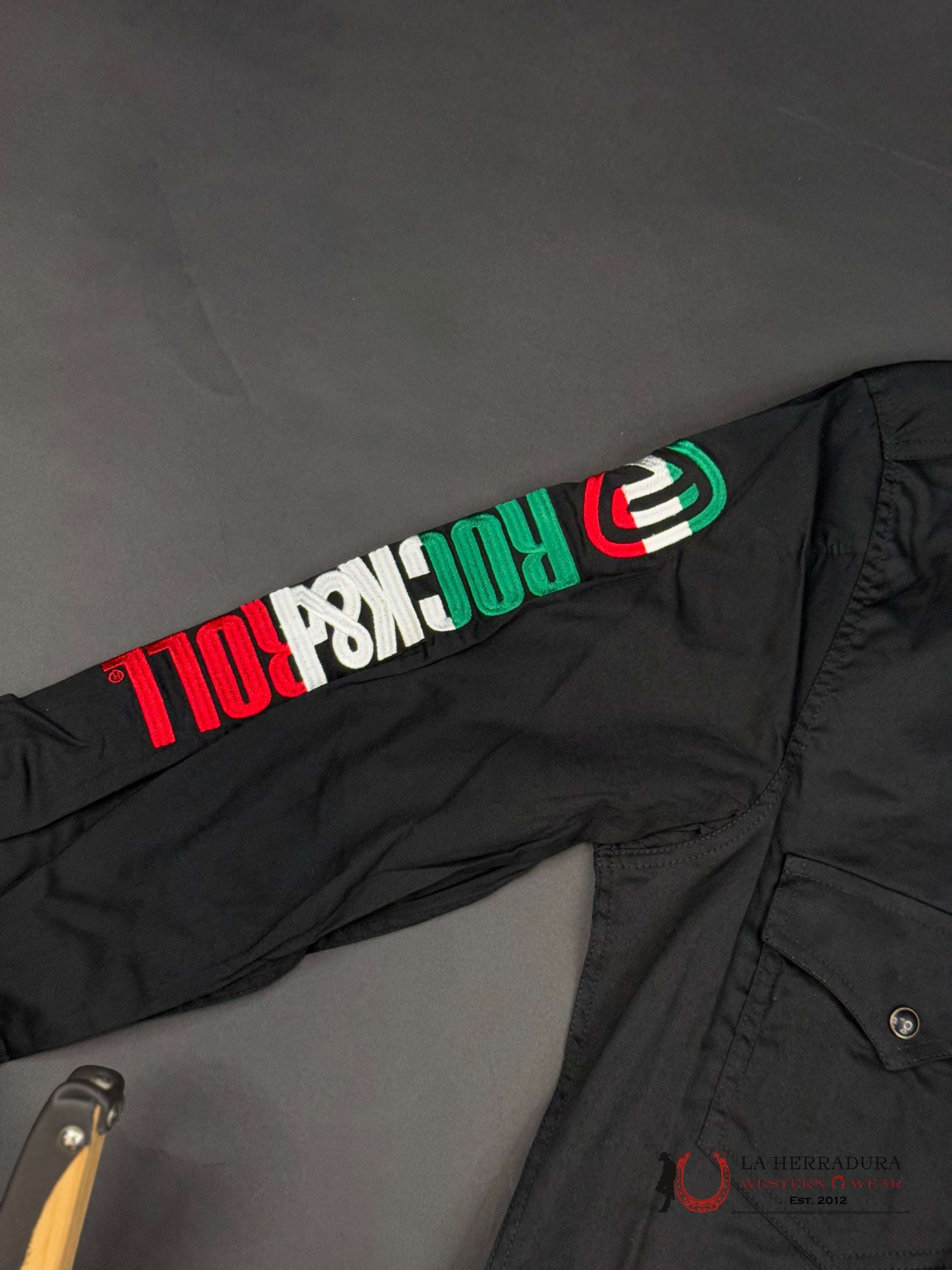 Rock&Roll Long Sleeve Black Ropa Hombres