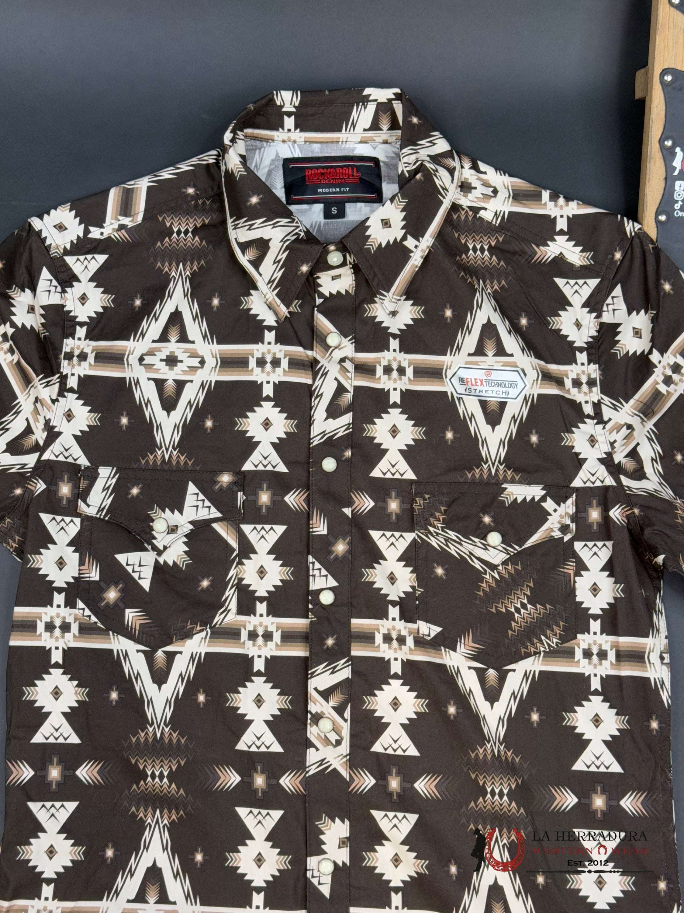 Rock&Roll Long Sleeve Dark Brown Ropa Hombres