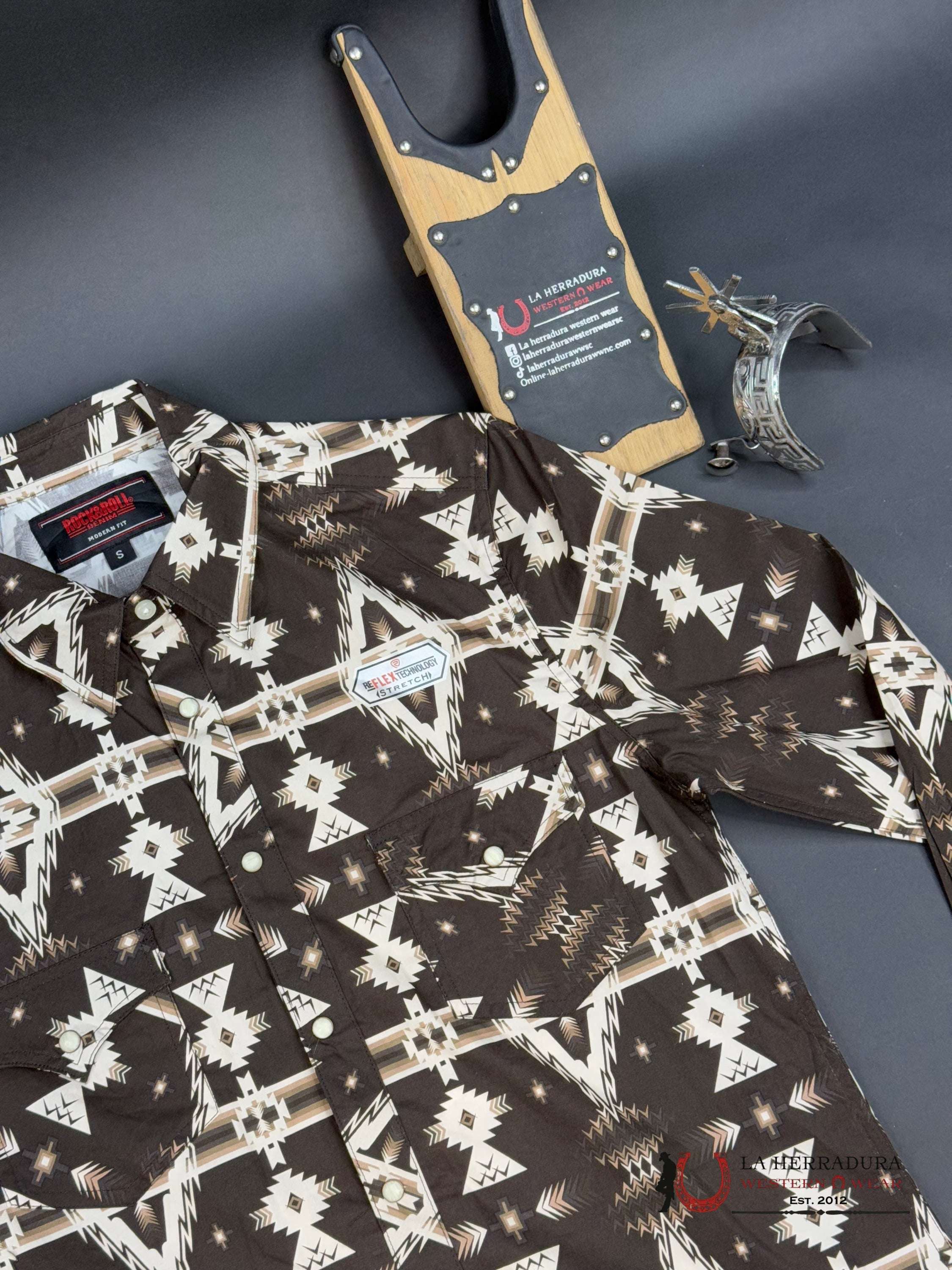 Rock&Roll Long Sleeve Dark Brown Ropa Hombres