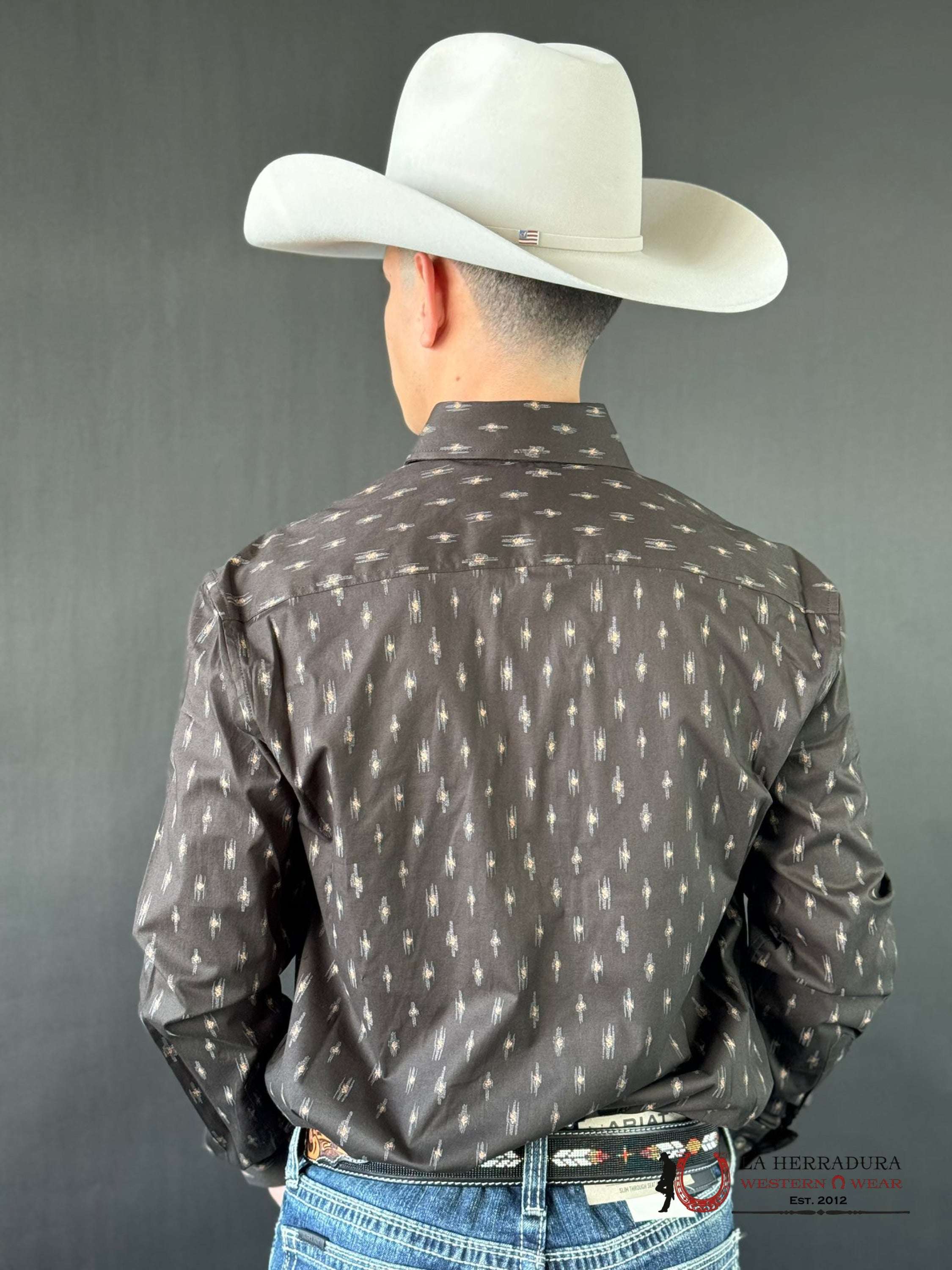 Rock&Roll Long Sleeve Shirt Dark Brown Ropa Hombres