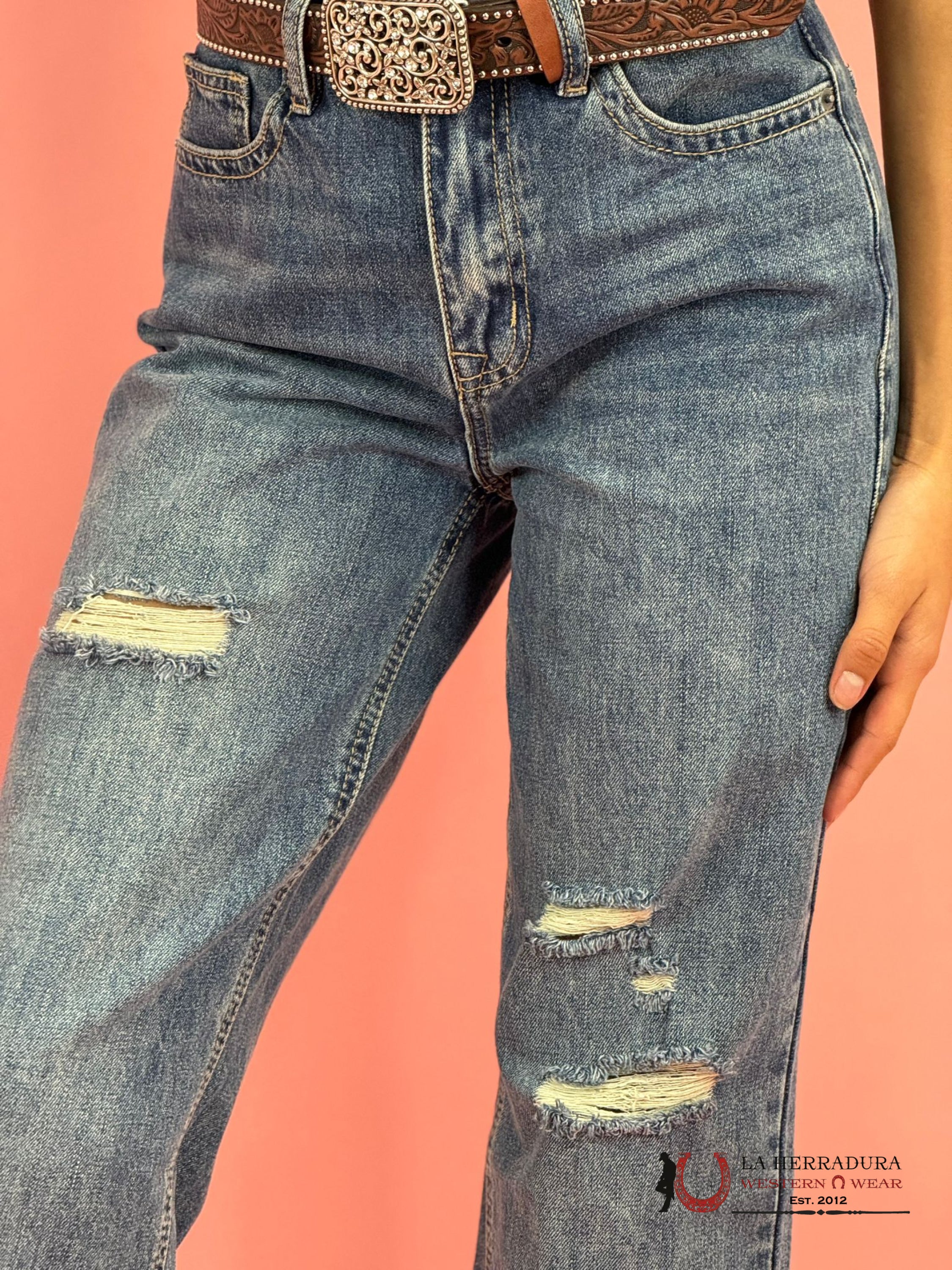 Rock&Roll Medium Vintage Inside Insert Relaxed Flare Jeans Women