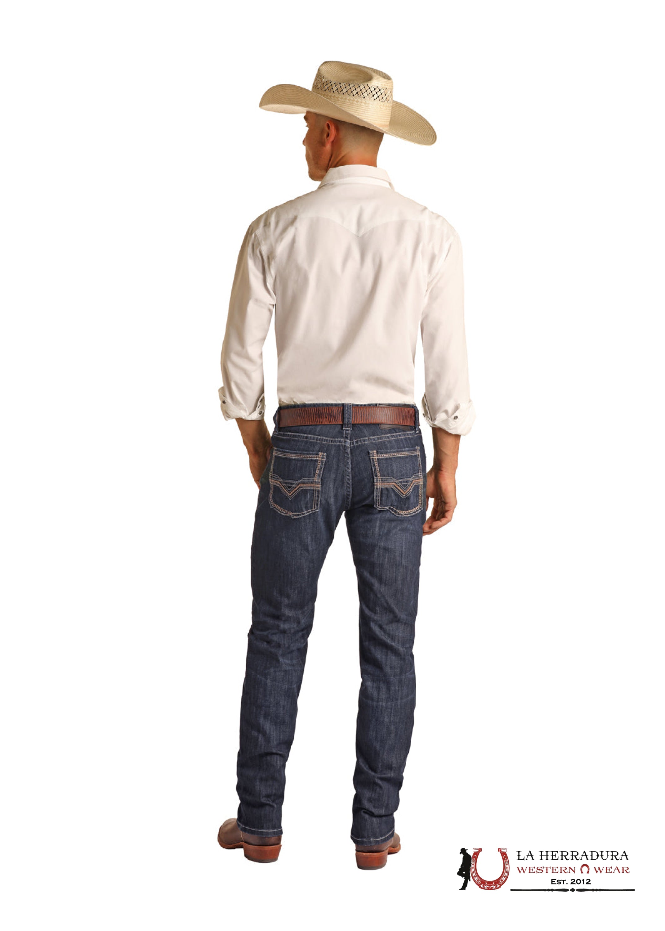 ROCK&ROLL MENS REVOLVER STRAIGHT SLIM BOOT CUT JEANS RRMD1RR13X ROPA HOMBRES