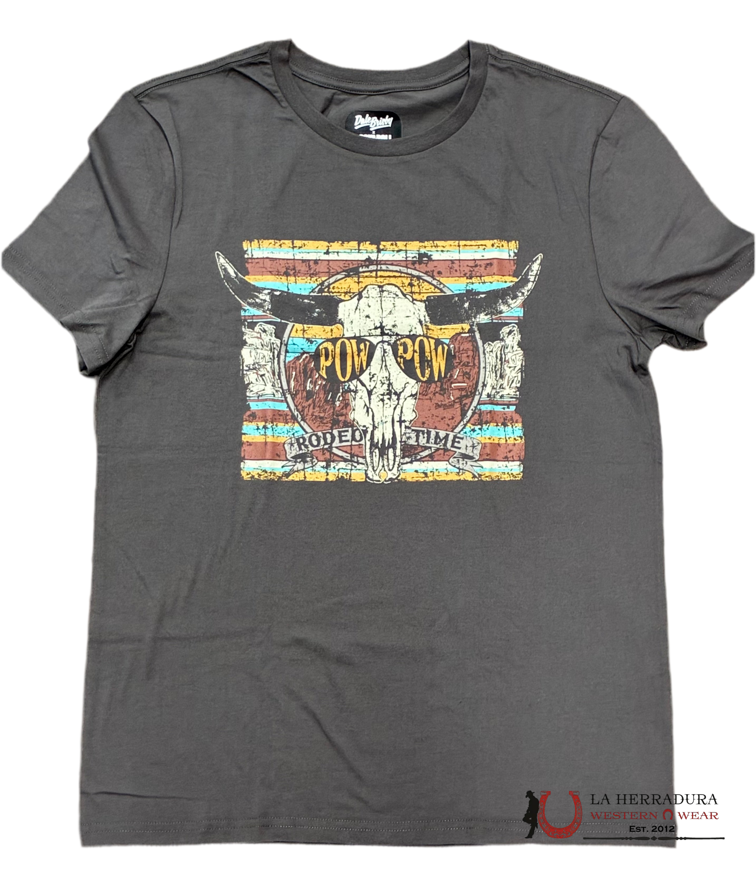 ROCK&ROLL MENS TSHIRT CHARCOAL DALE GRAPHIC RRUT21R12N ROPA HOMBRES