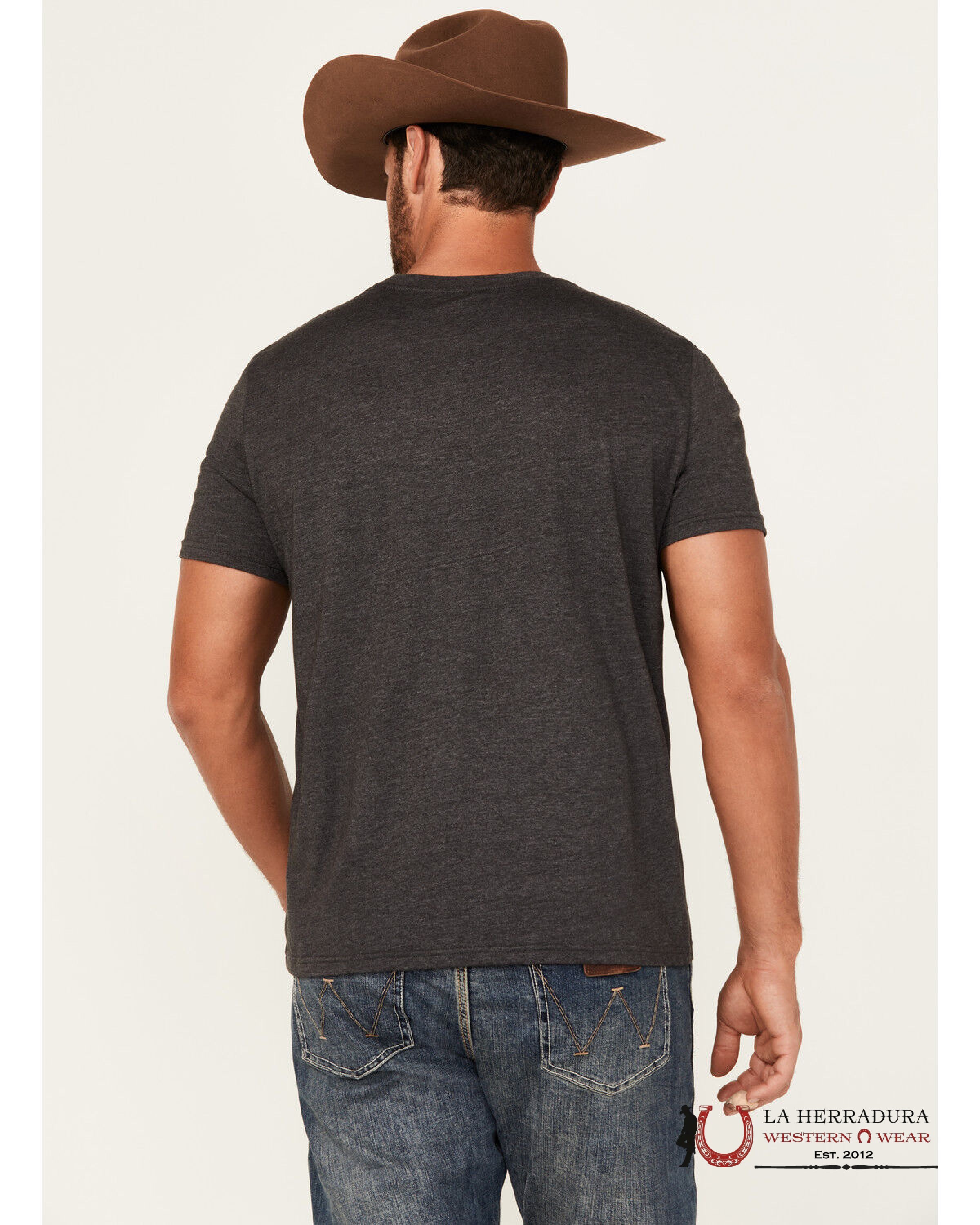 ROCK&ROLL MENS TSHIRT CHARCOAL RR UNISEX GRAPHIC BU21T02425 ROPA HOMBRES