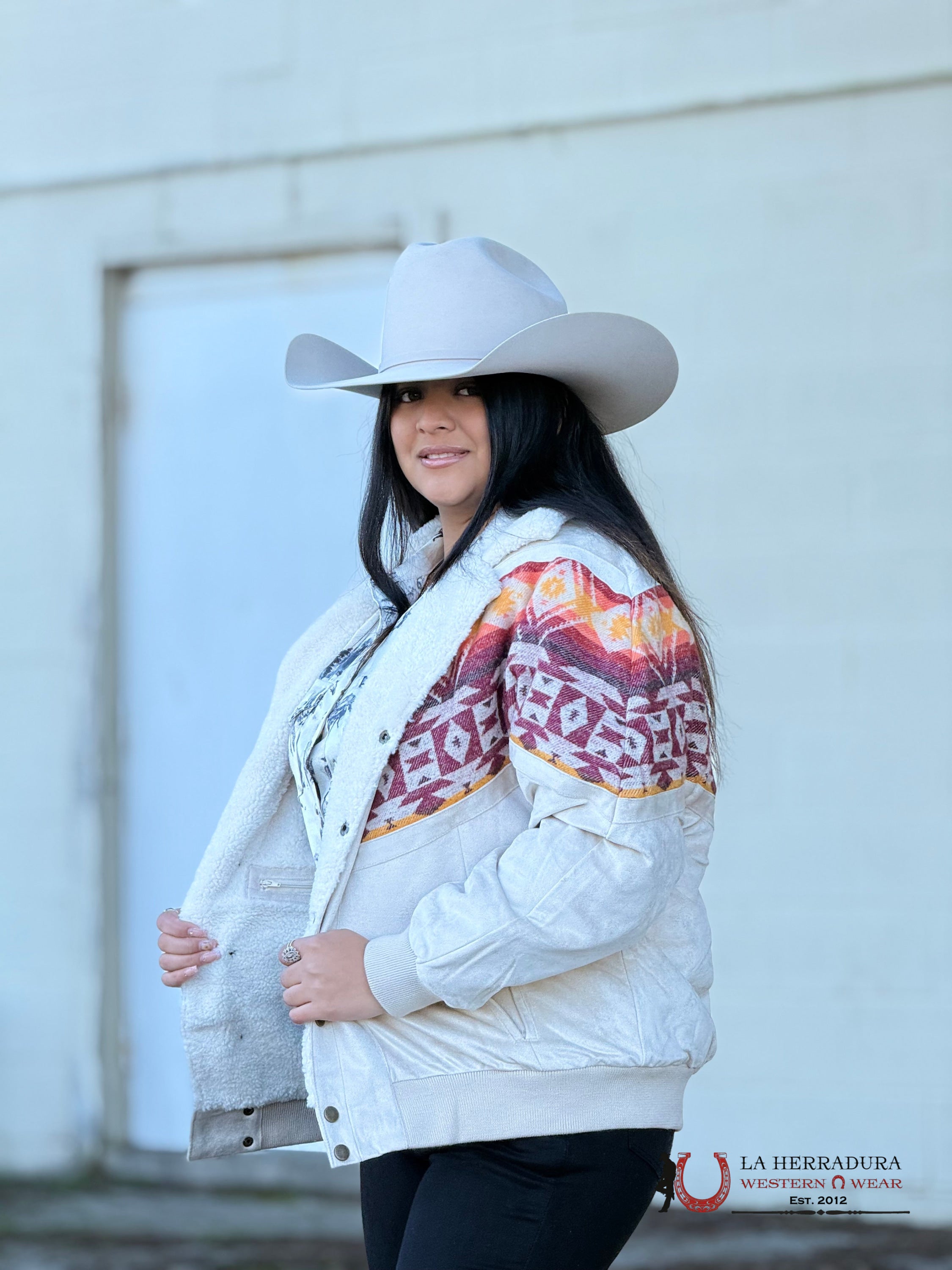 Rock&Roll Natural Aztec Border Jacket Ropa Mujeres