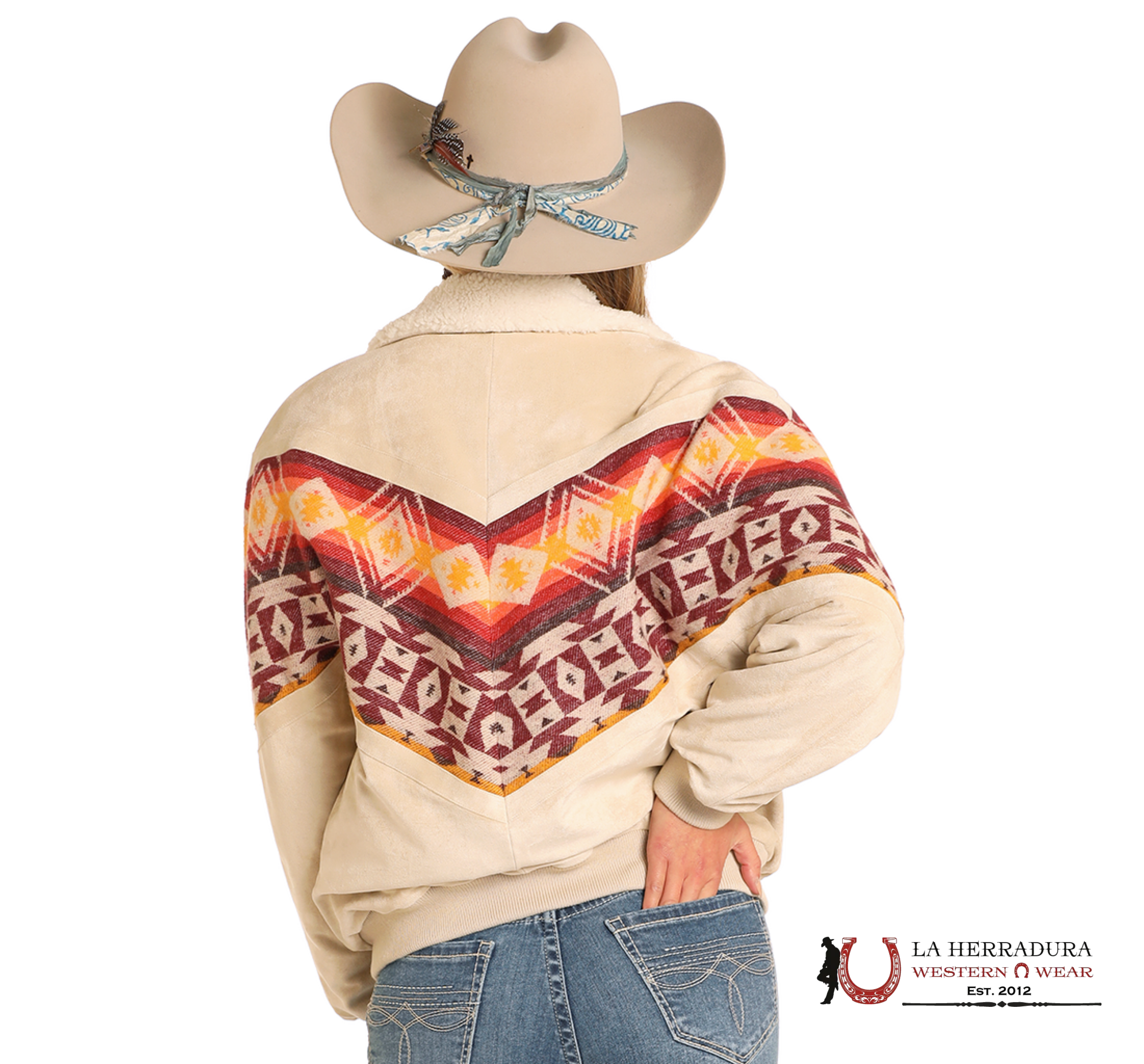 Rock&Roll Natural Aztec Border Jacket Ropa Mujeres