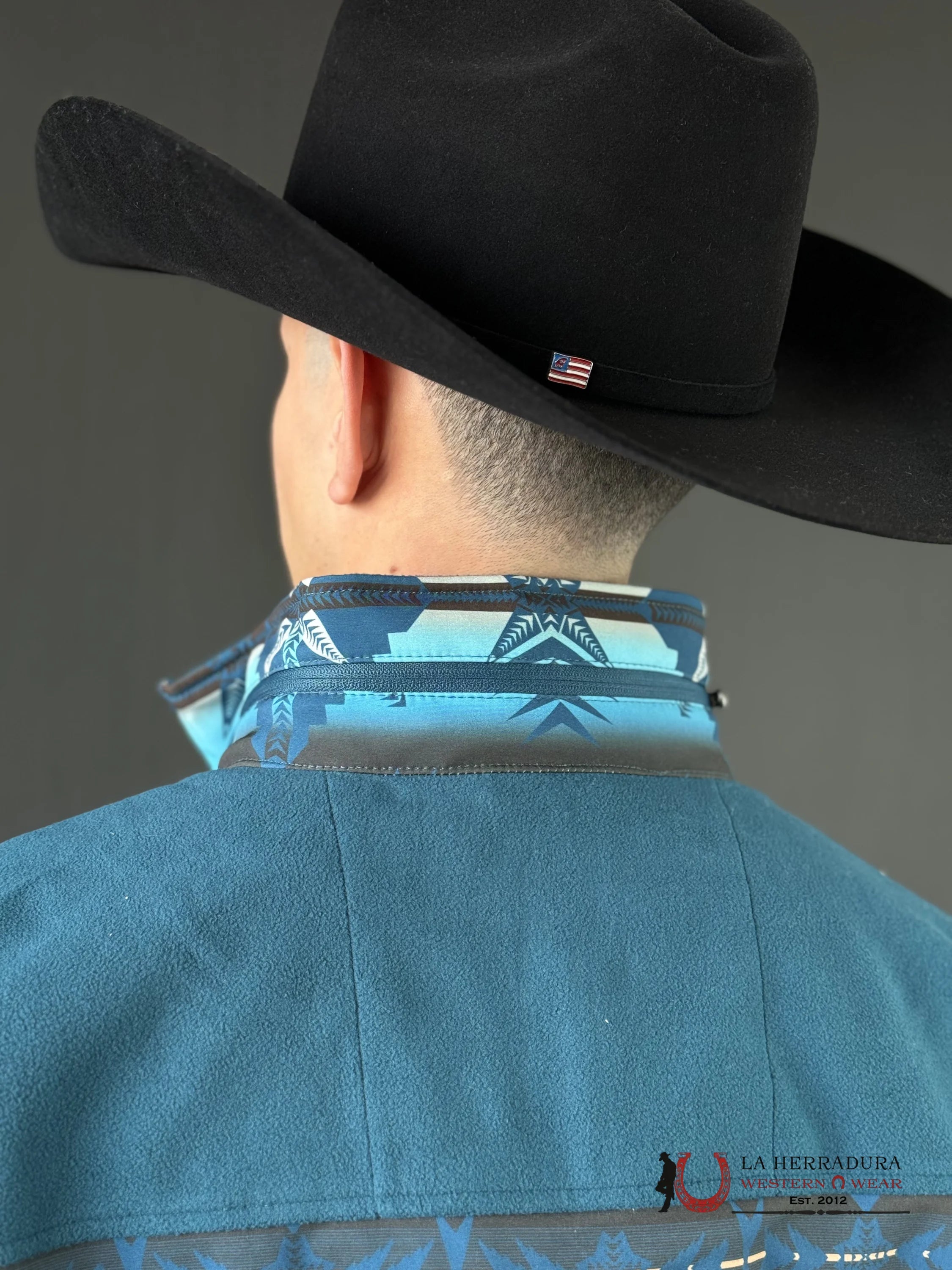 Rock & Roll Peacock Aztec Printed Softshell Jacket Ropa Hombres