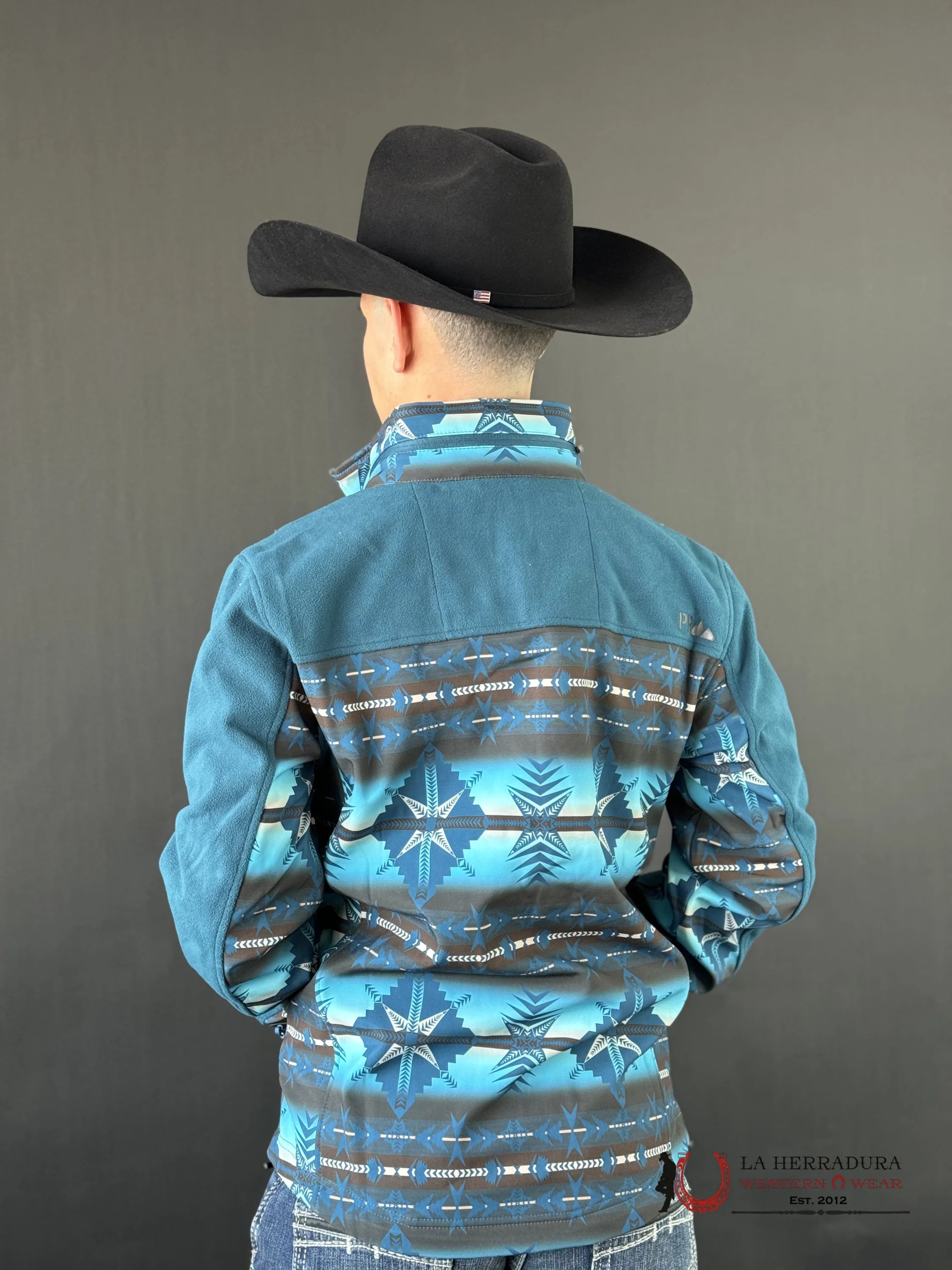 Rock & Roll Peacock Aztec Printed Softshell Jacket Ropa Hombres