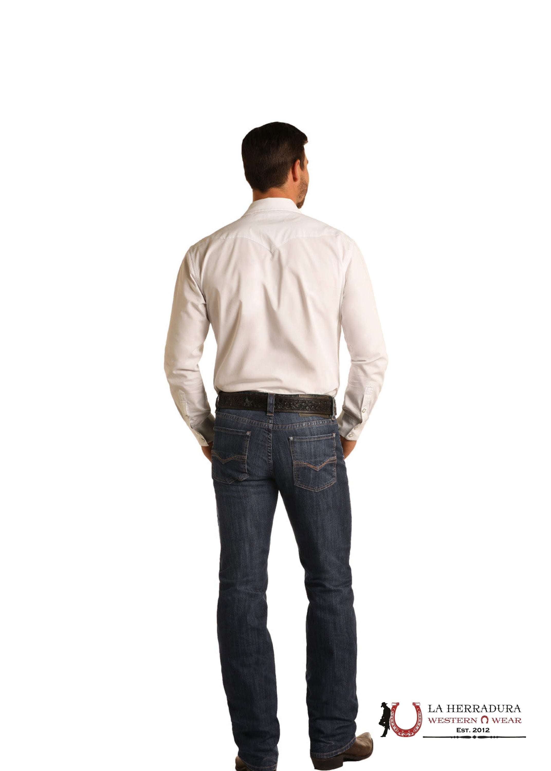 ROCK & ROLL REVOLVER STRAIGHT DARK WASH SMALL M1R6205 ROPA HOMBRES