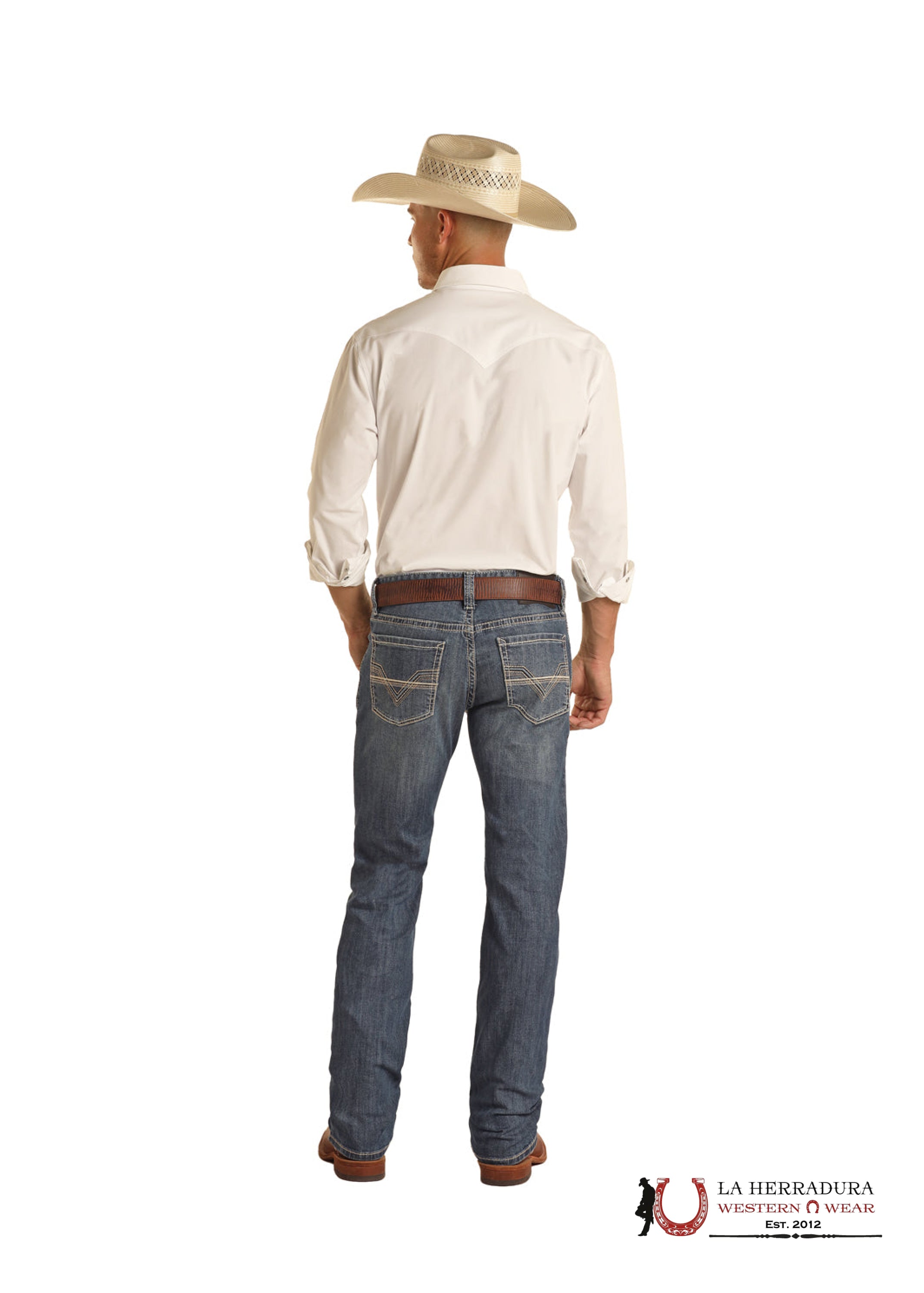 ROCK&ROLL REVOLVER STRAIGHT MEDIUM VINTAGE SLIM STRAIGHT - BM1RD04259 ROPA HOMBRES