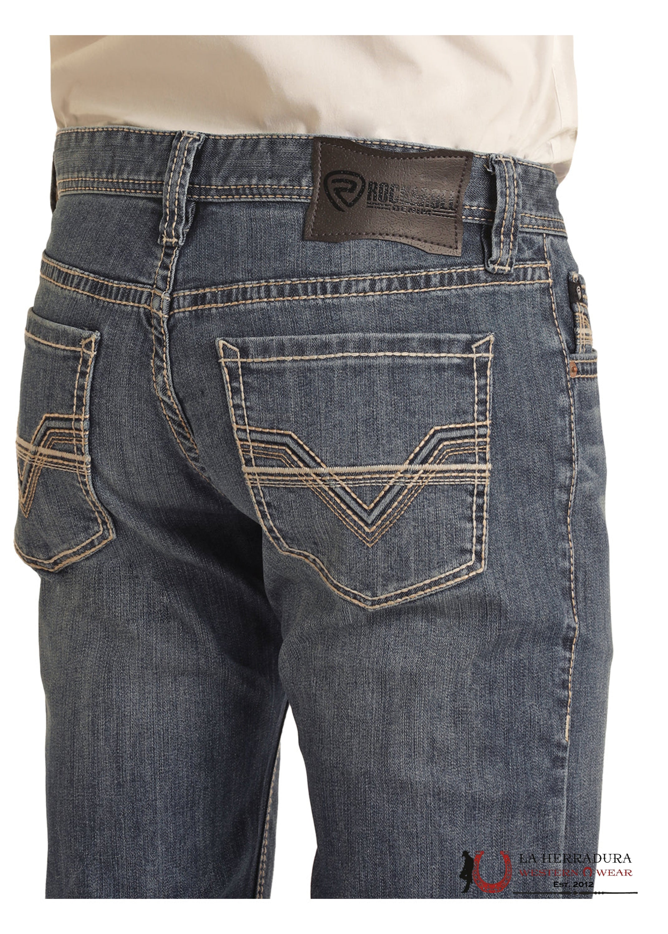 ROCK&ROLL REVOLVER STRAIGHT MEDIUM VINTAGE SLIM STRAIGHT - BM1RD04259 ROPA HOMBRES