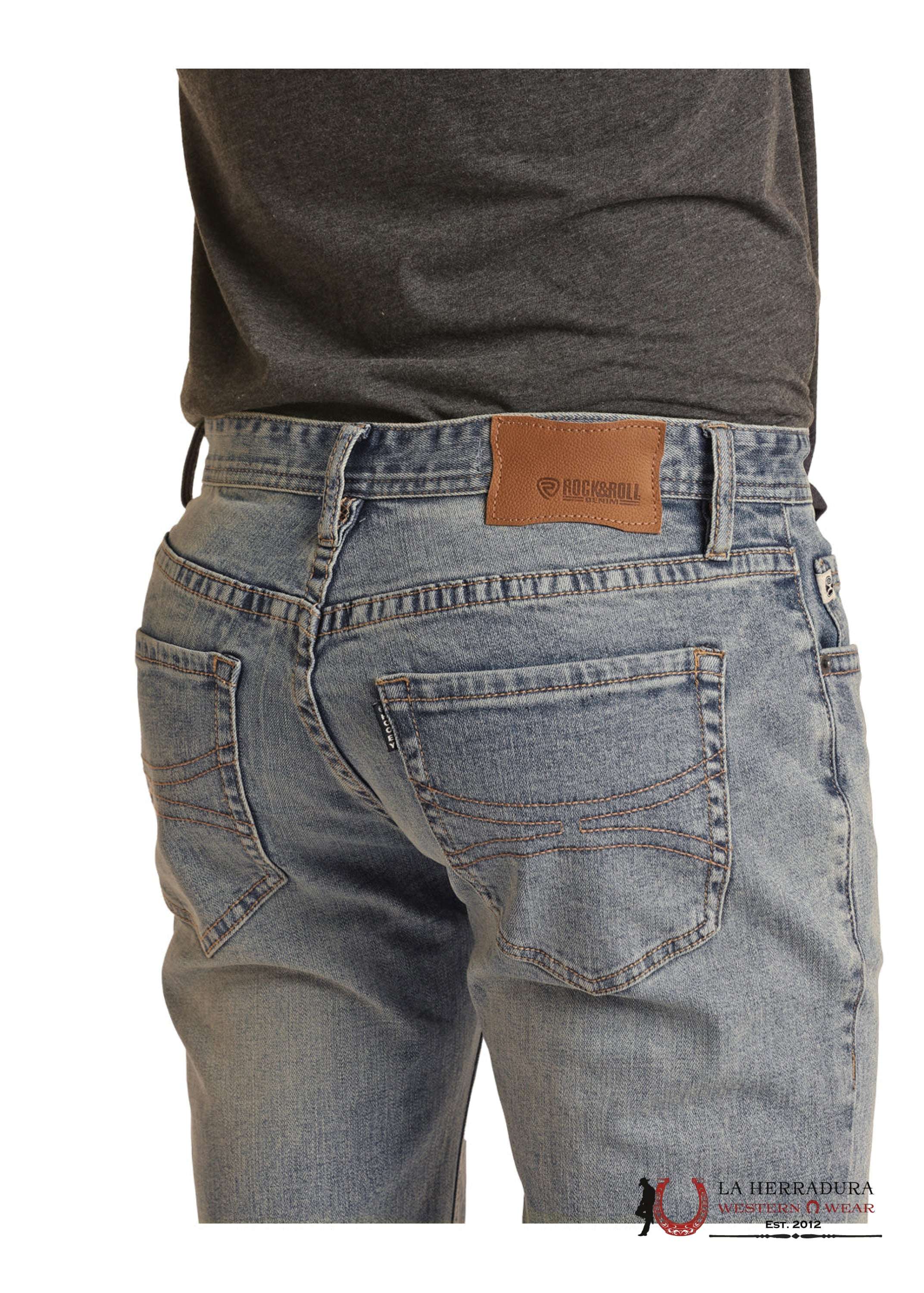 ROCK & ROLL REVOLVER STRAIGHT SLIM FIT / STRAIGHT LEG LIGHT VINTAGE HYMD1RR10S ROPA HOMBRES