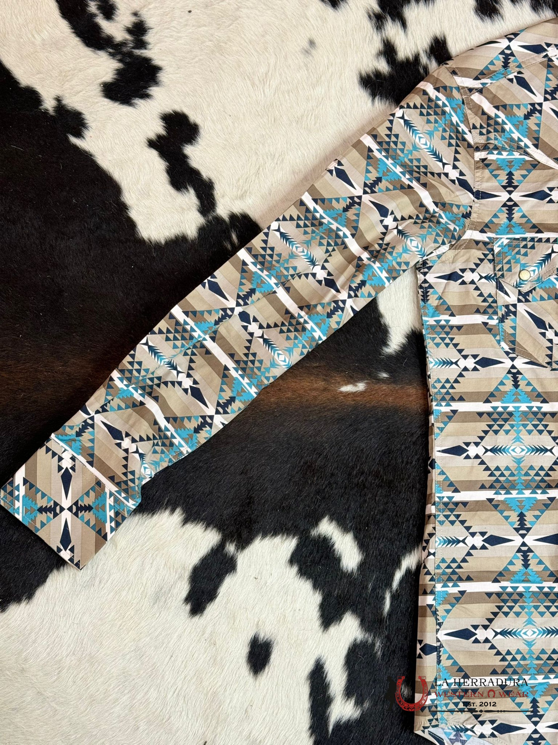 Rock&Roll Shirt Aztec Stripe Snap Ropa Hombres