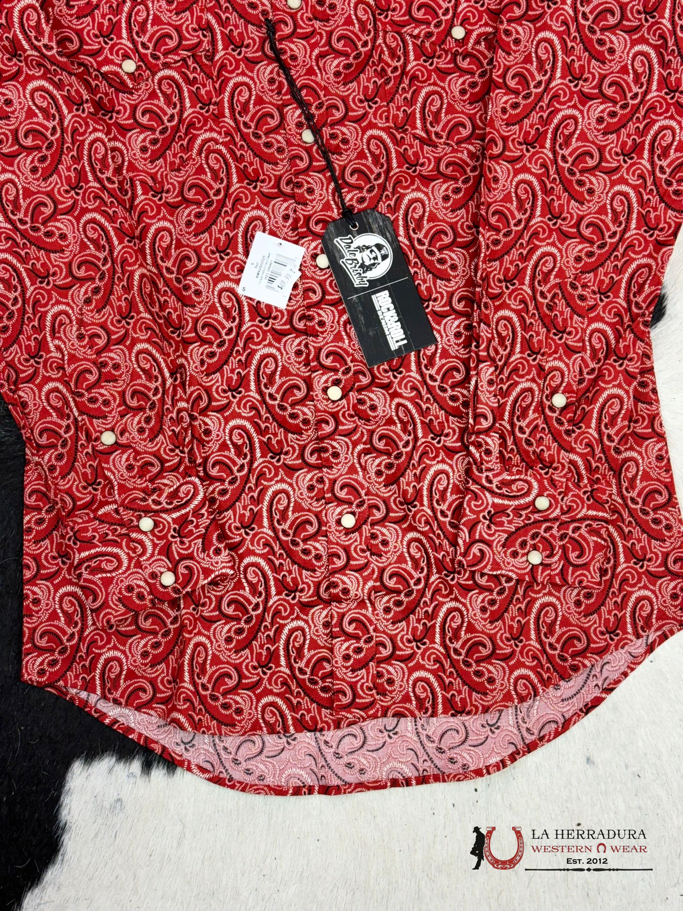 Rock&Roll Shirt Paisley Dale Snap Ropa Hombres