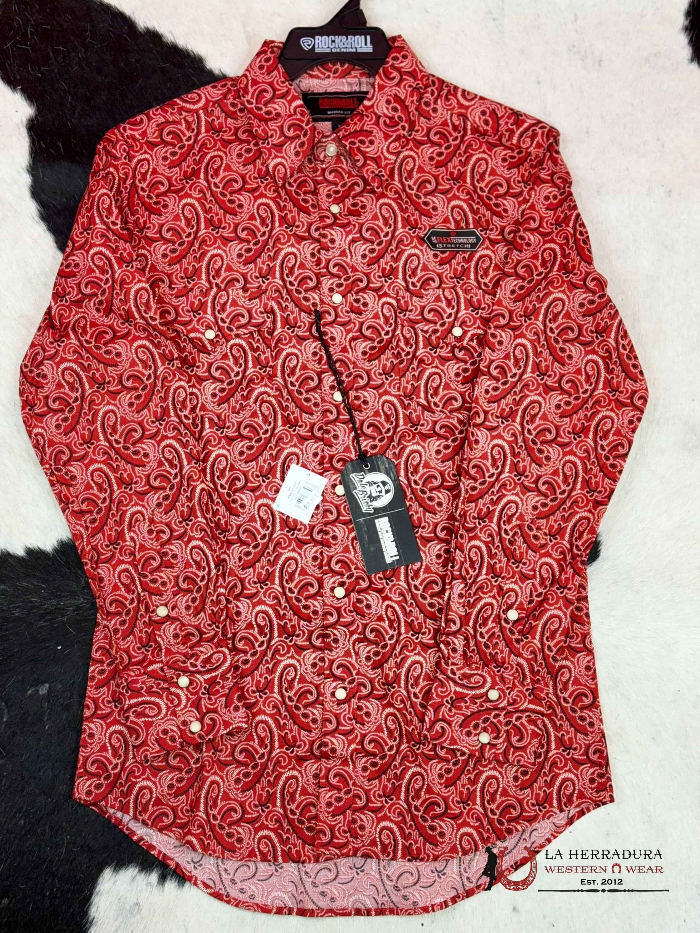 Rock&Roll Shirt Paisley Dale Snap Ropa Hombres