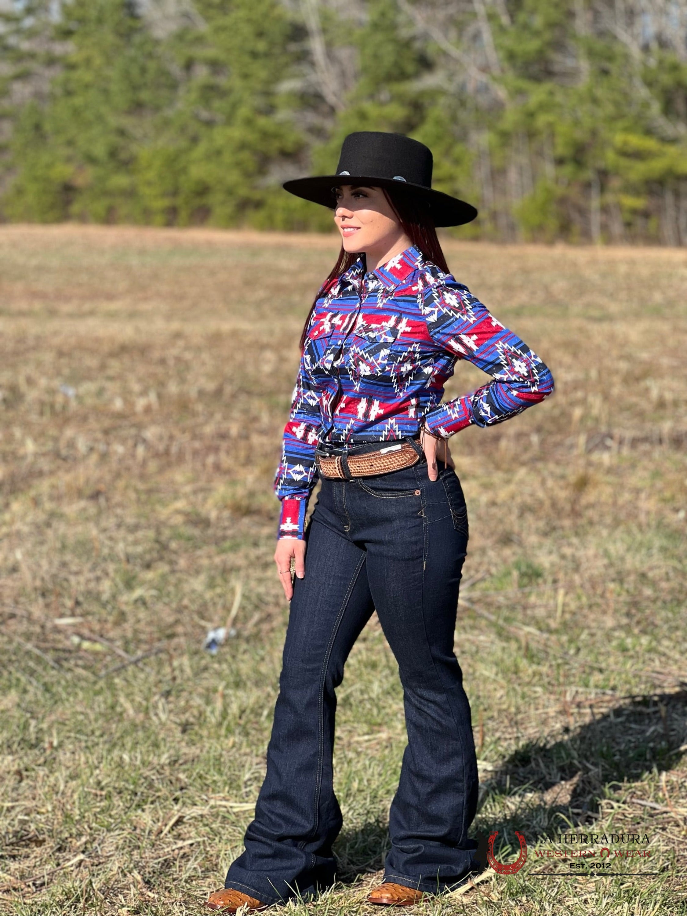 Camisa Para Mujeres Rock&Roll Blue American Ropa