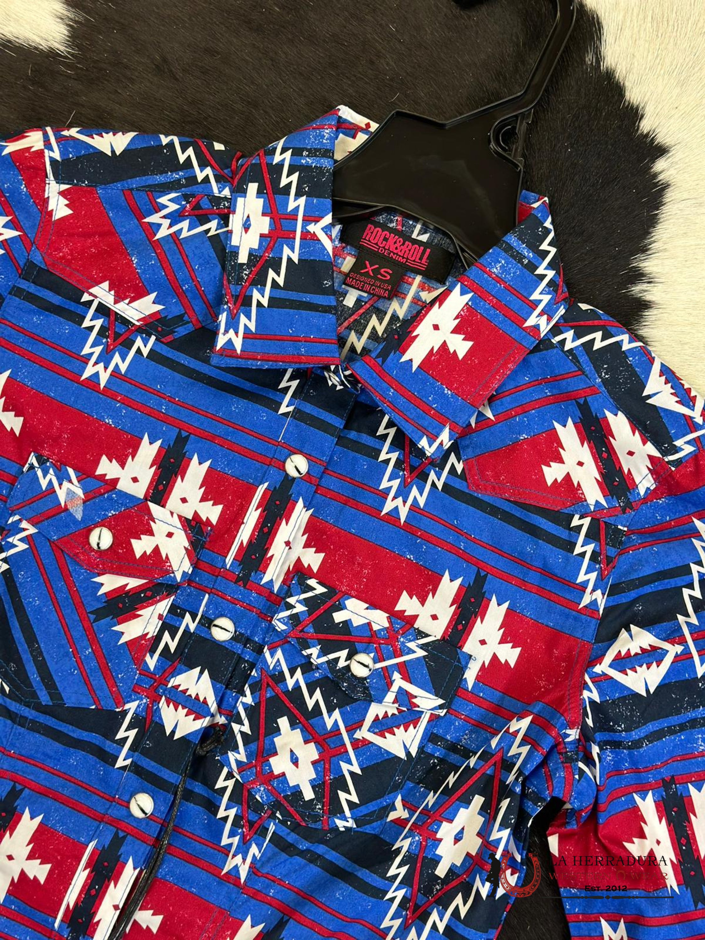 Camisa Para Mujeres Rock&Roll Blue American Ropa